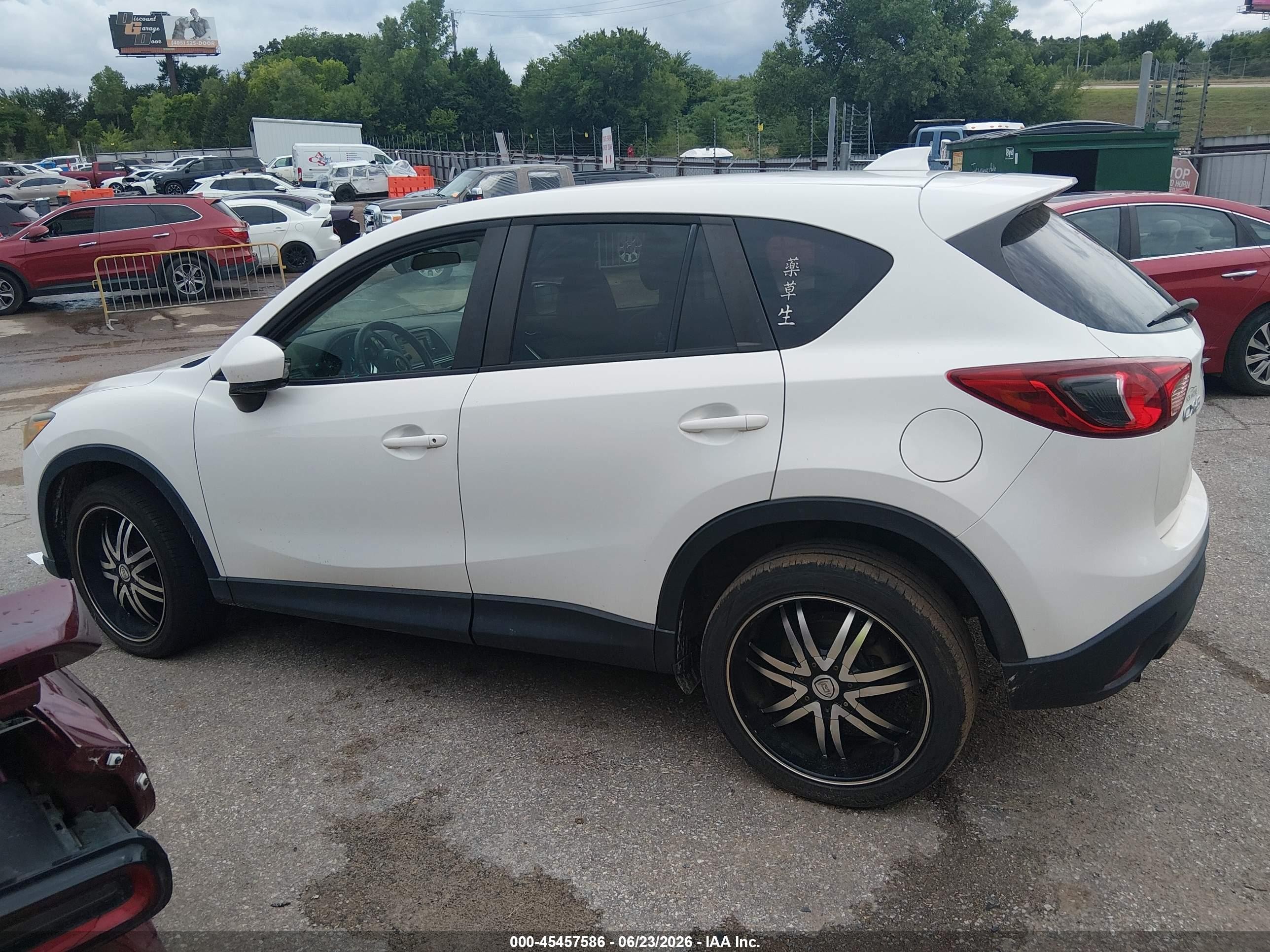 2014 Mazda Cx-5 Touring White vin: JM3KE2CY6E0330151