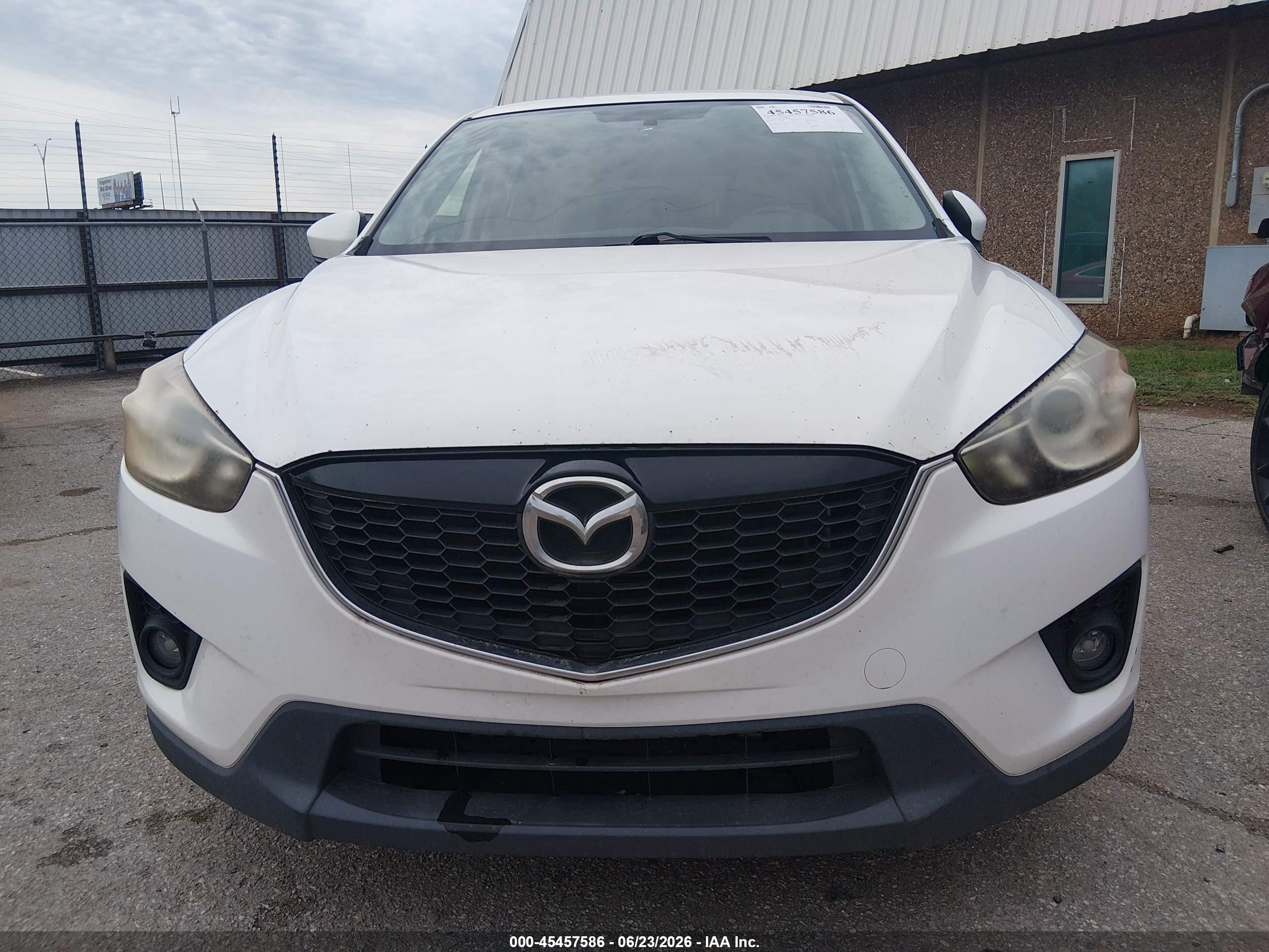 2014 Mazda Cx-5 Touring White vin: JM3KE2CY6E0330151