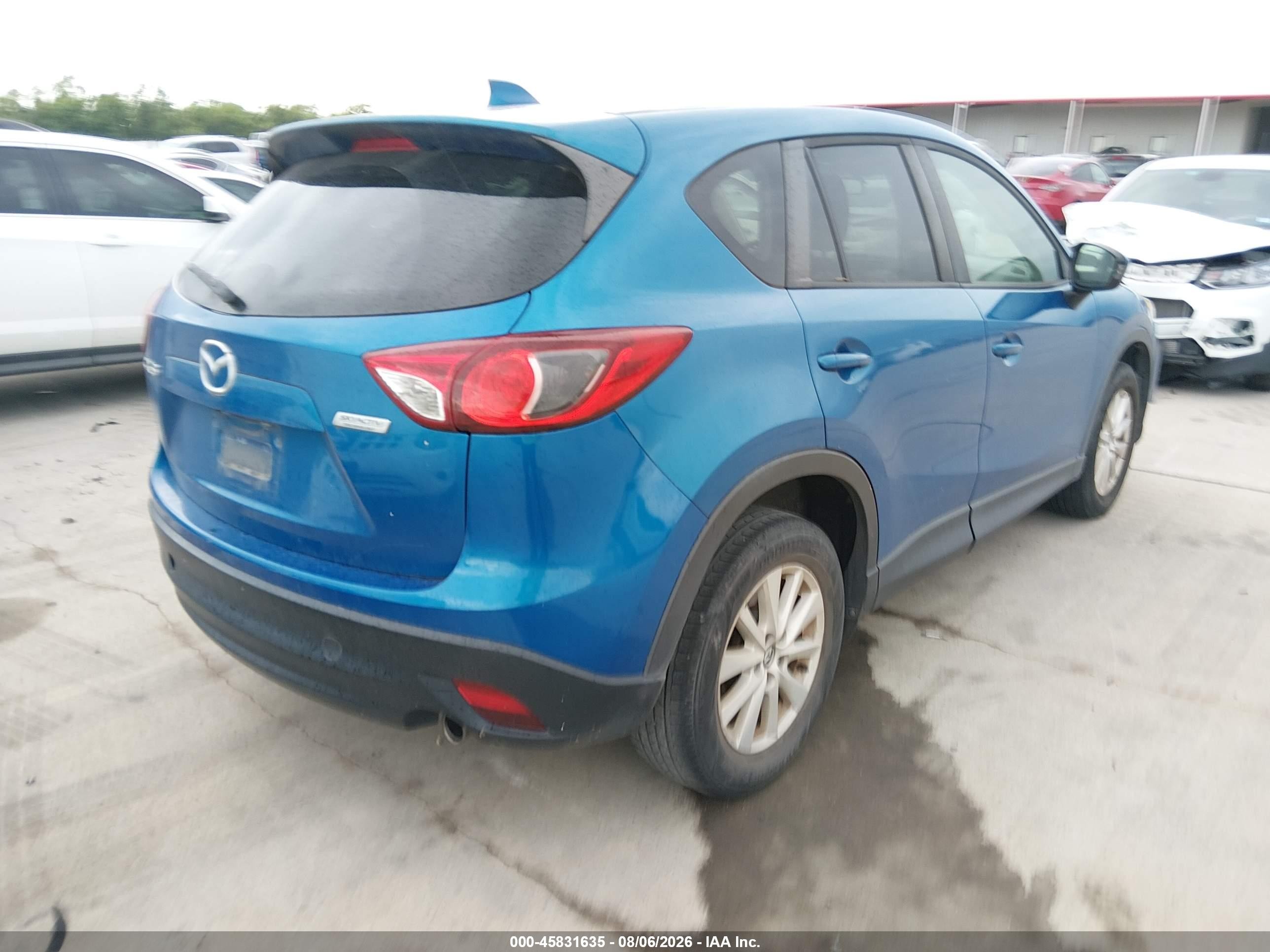 2014 Mazda Cx-5 Touring Синий vin: JM3KE2CY6E0360329