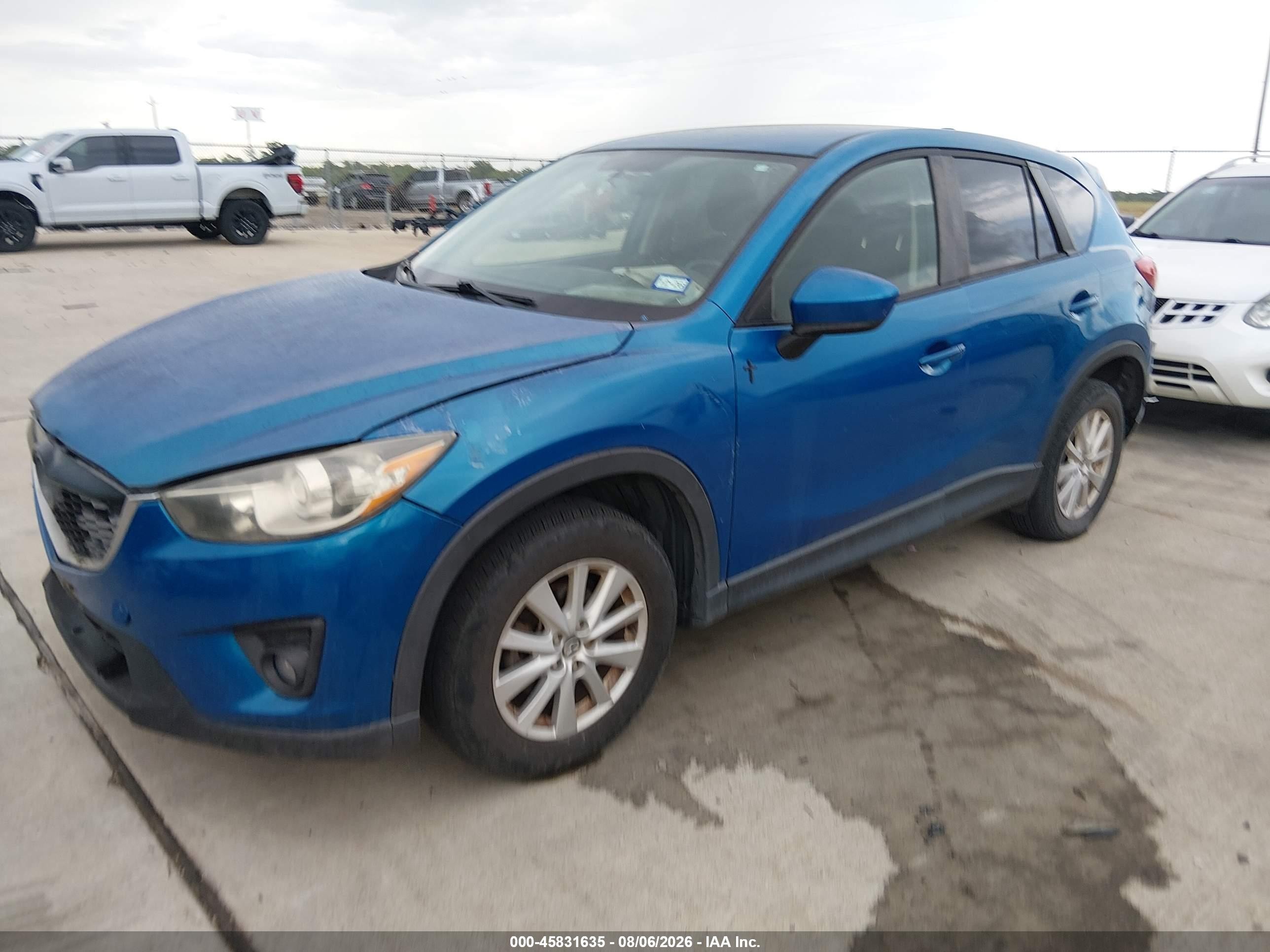 2014 Mazda Cx-5 Touring Синий vin: JM3KE2CY6E0360329