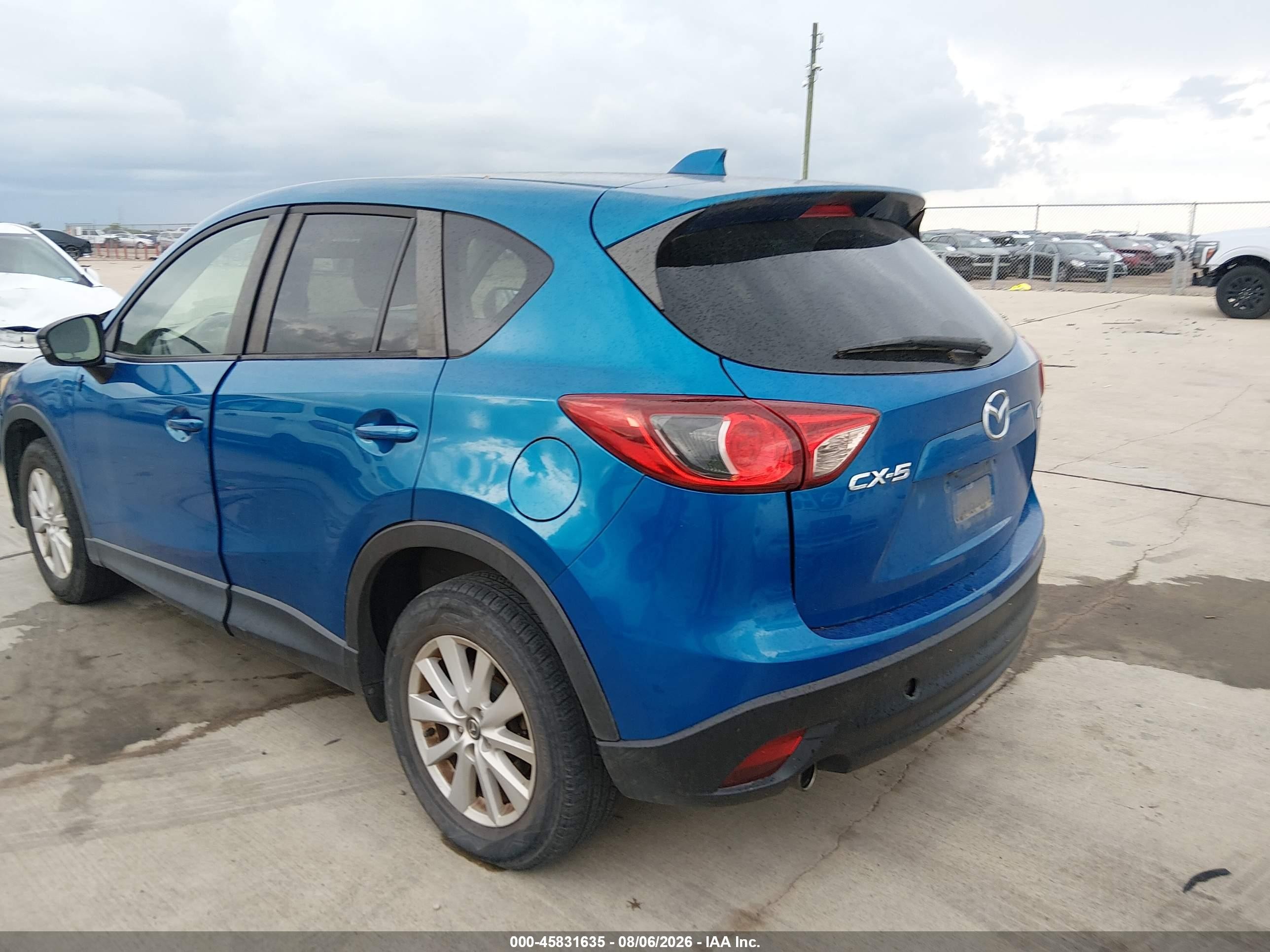 2014 Mazda Cx-5 Touring Синий vin: JM3KE2CY6E0360329