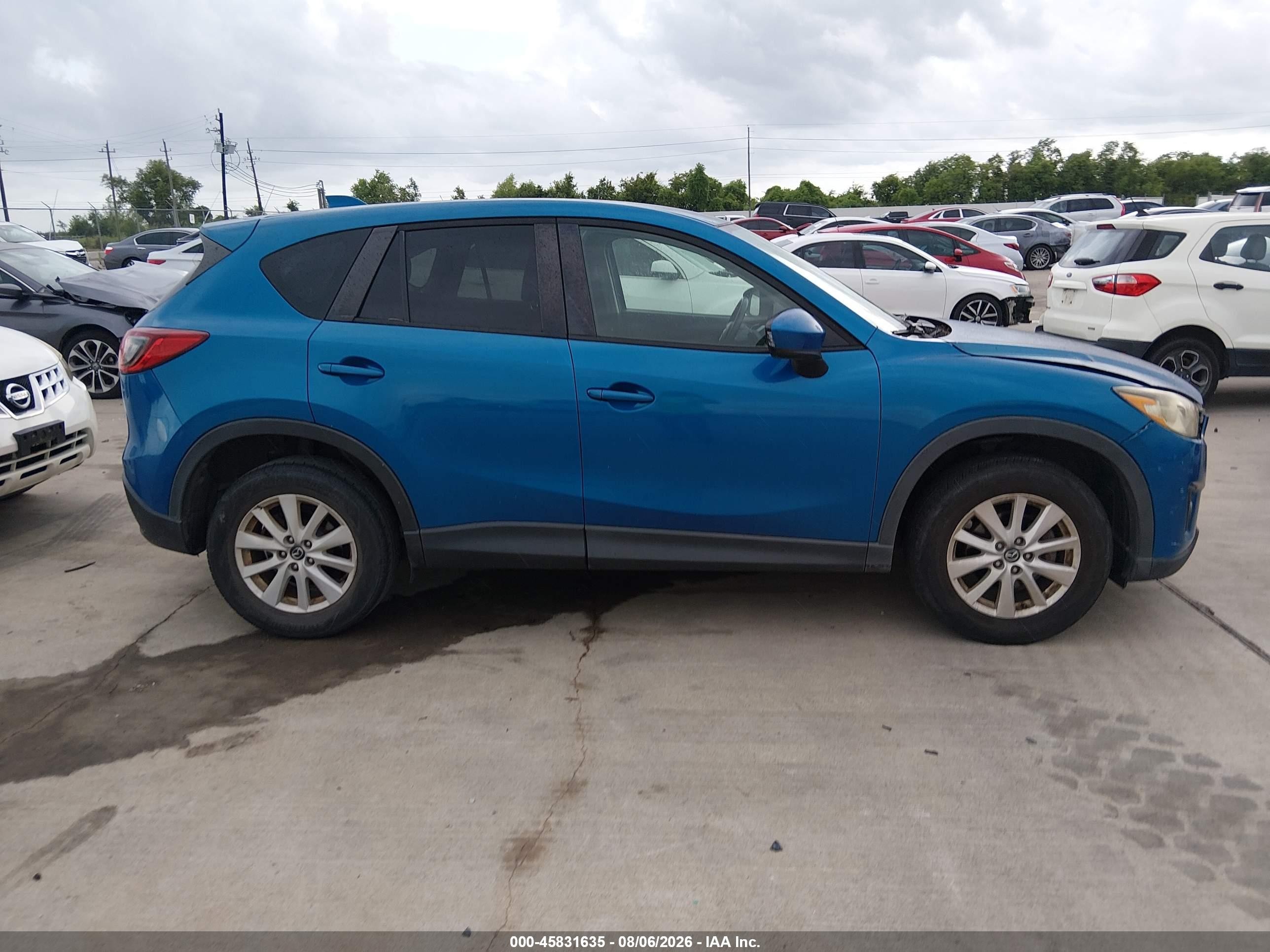 2014 Mazda Cx-5 Touring Синий vin: JM3KE2CY6E0360329
