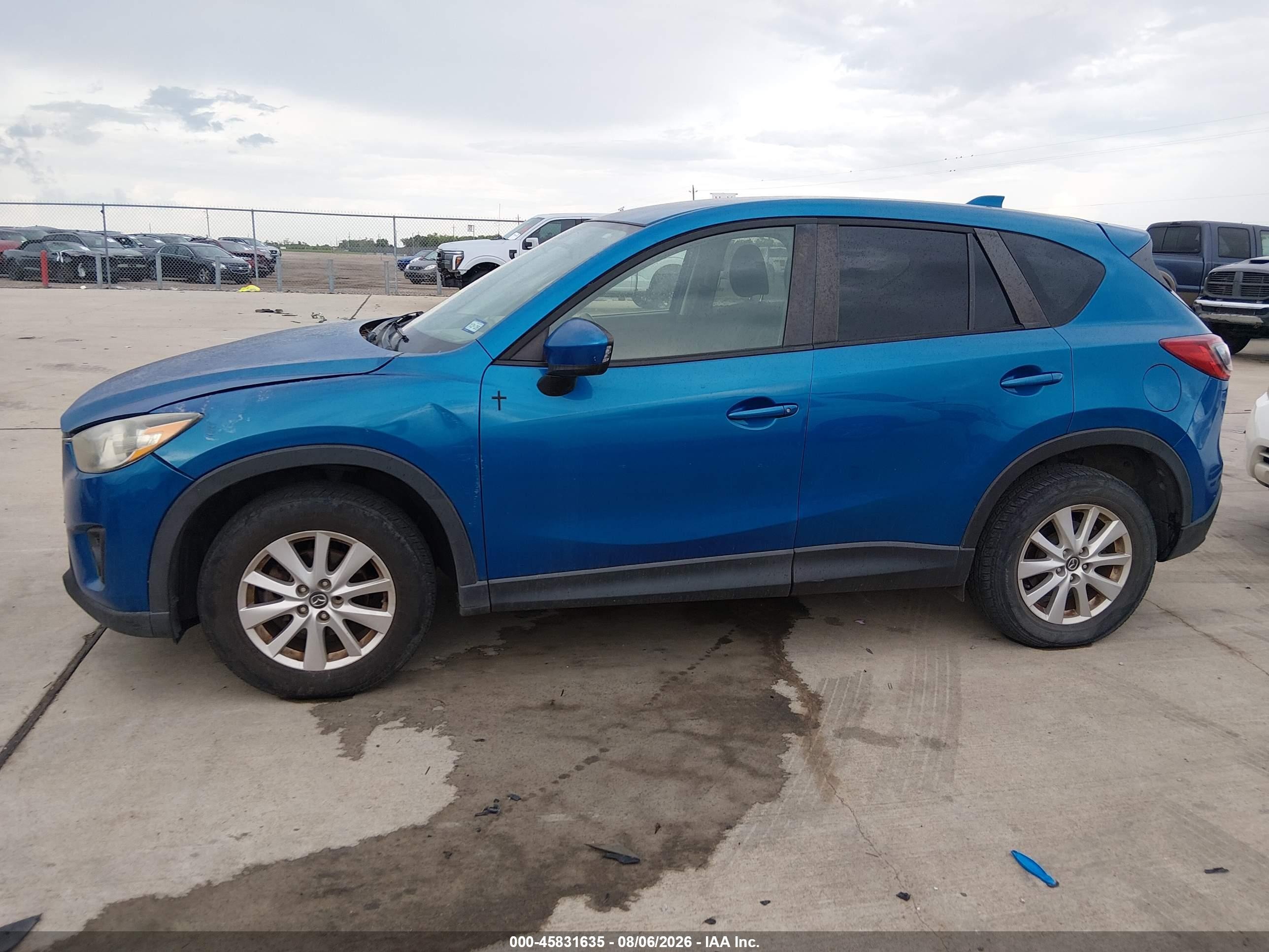 2014 Mazda Cx-5 Touring Синий vin: JM3KE2CY6E0360329