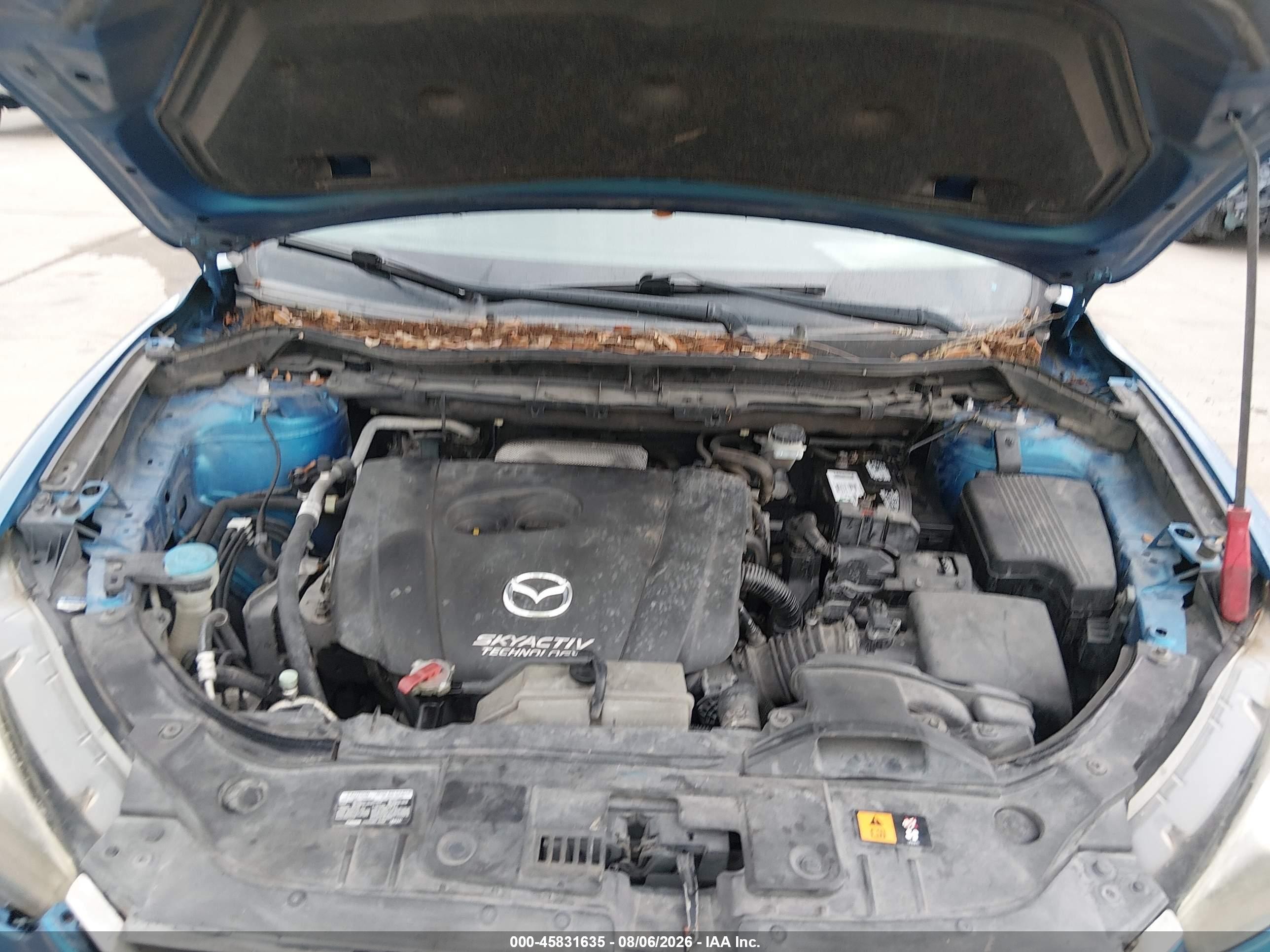 2014 Mazda Cx-5 Touring Синий vin: JM3KE2CY6E0360329