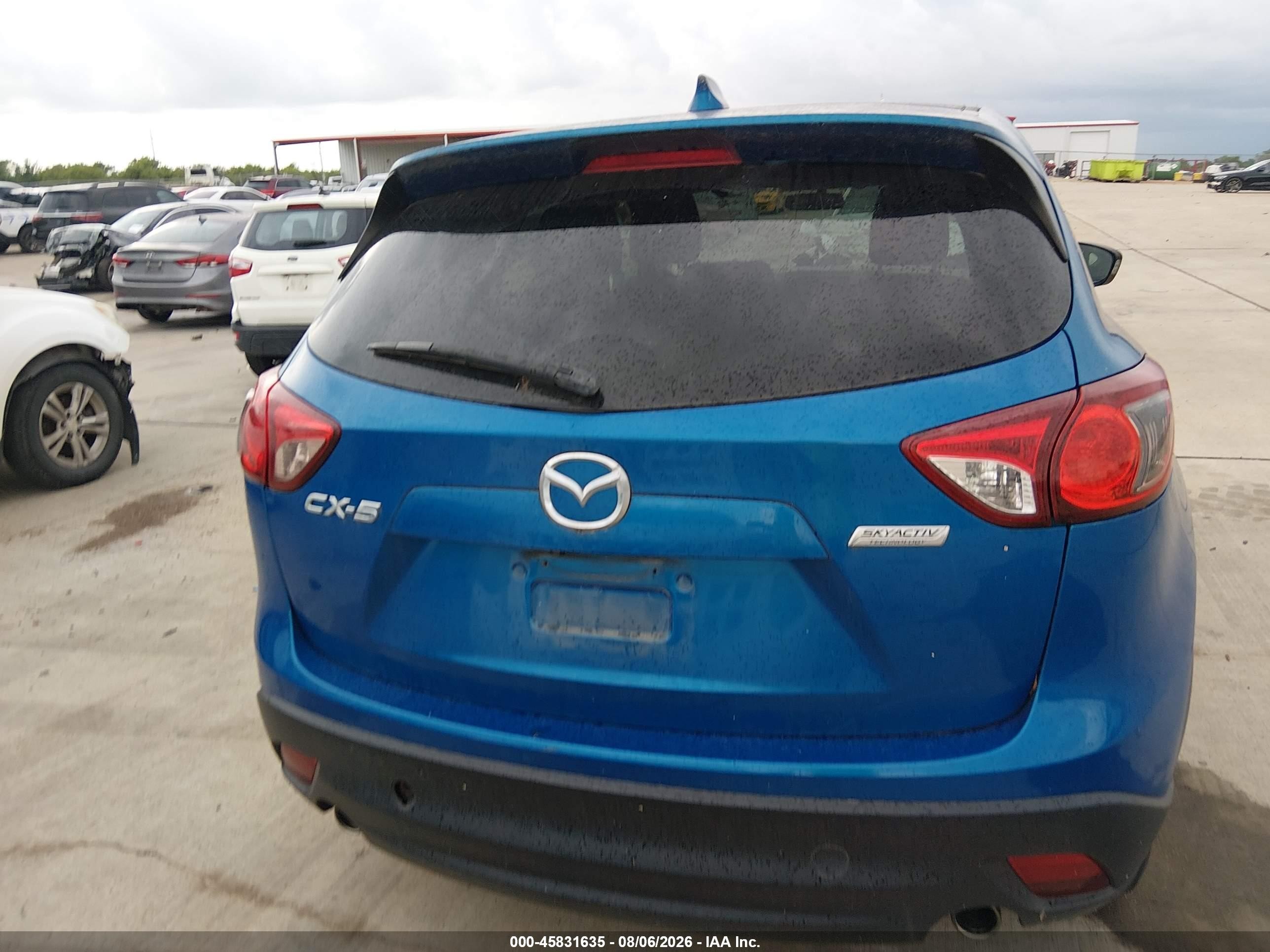 2014 Mazda Cx-5 Touring Синий vin: JM3KE2CY6E0360329