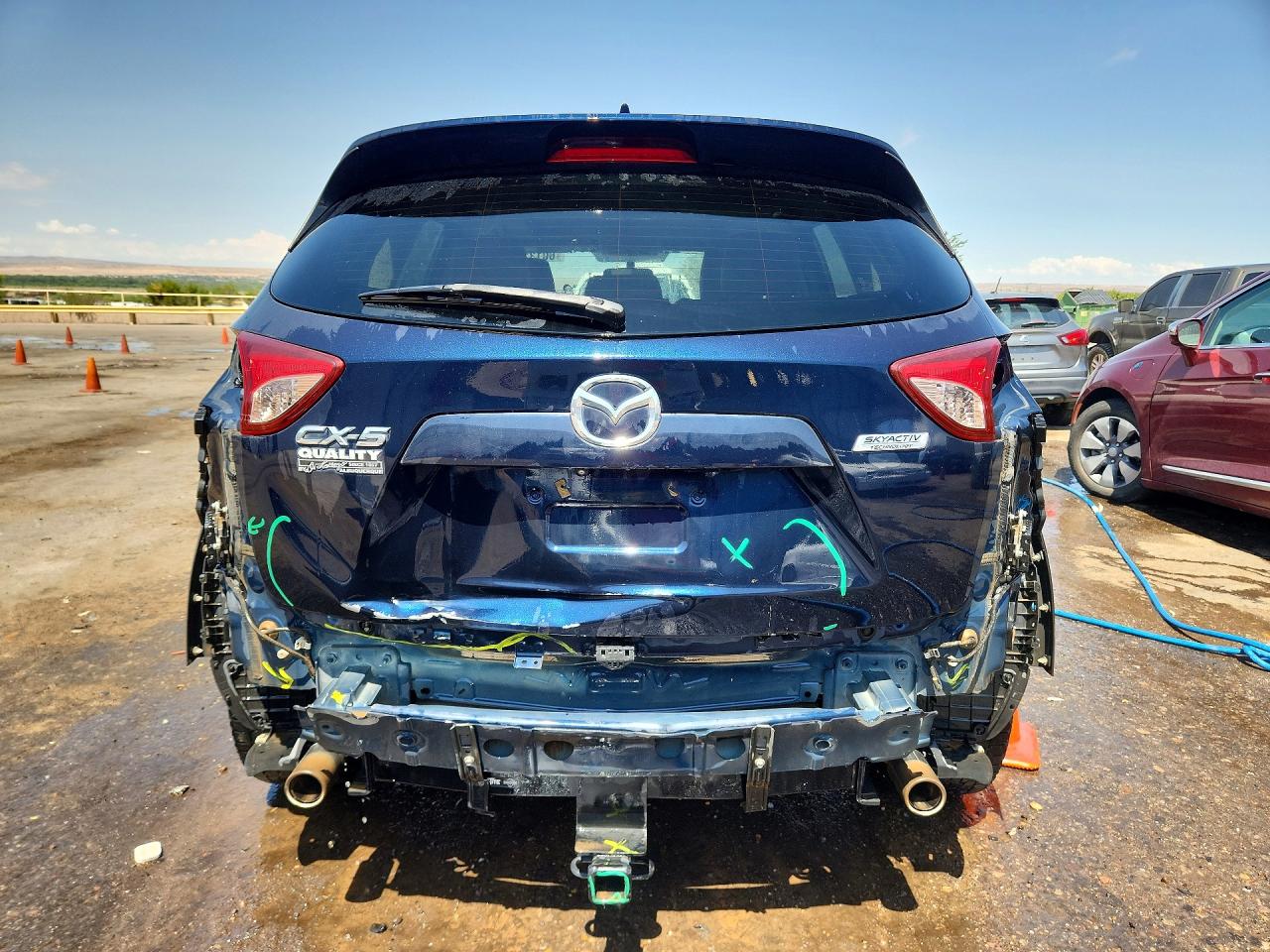 2014 Mazda Cx-5 Touring Blue vin: JM3KE2CY6E0394500