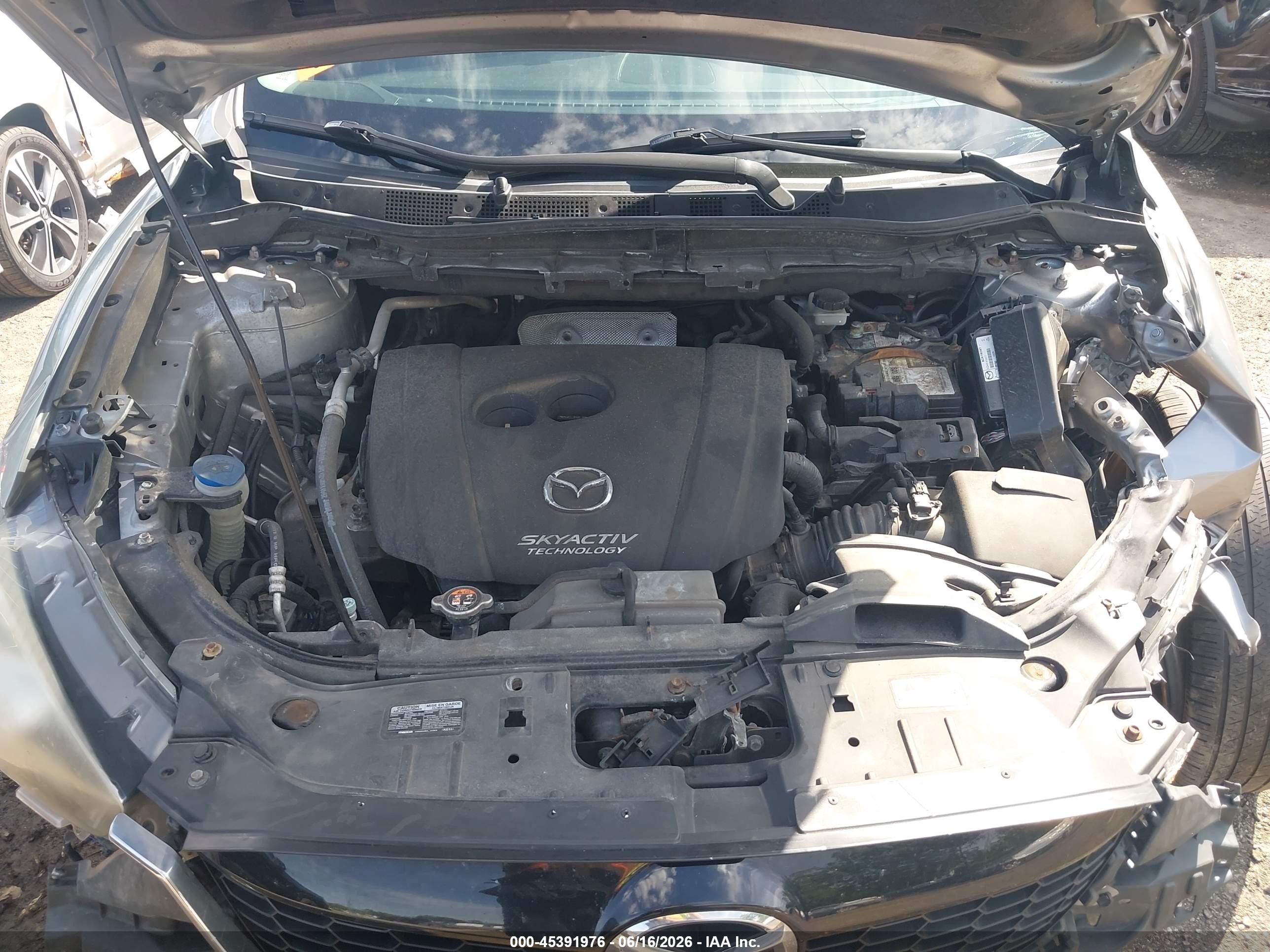 2014 Mazda Cx-5 Touring Silver vin: JM3KE2CY6E0406550