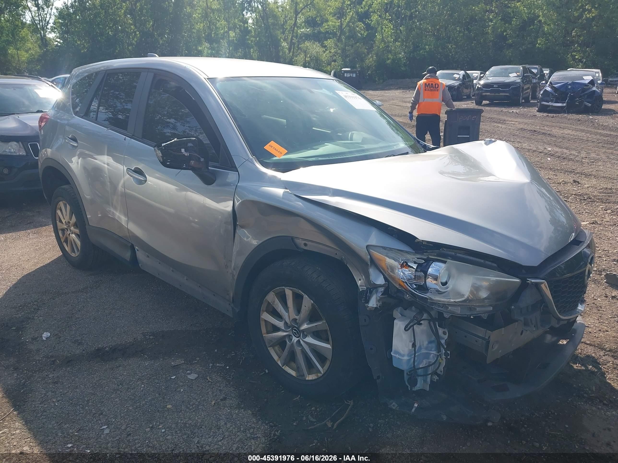 2014 Mazda Cx-5 Touring Silver vin: JM3KE2CY6E0406550