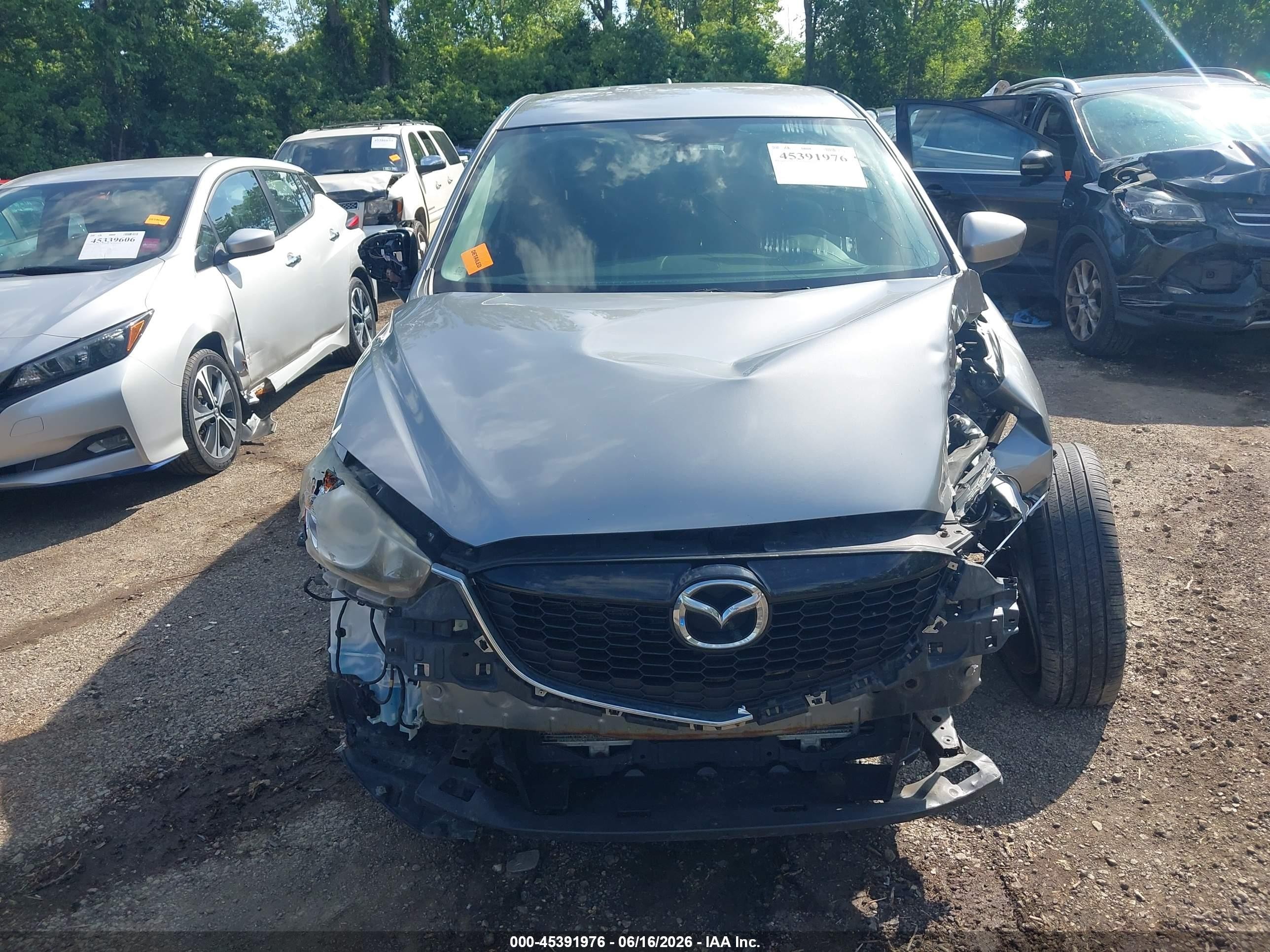 2014 Mazda Cx-5 Touring Silver vin: JM3KE2CY6E0406550