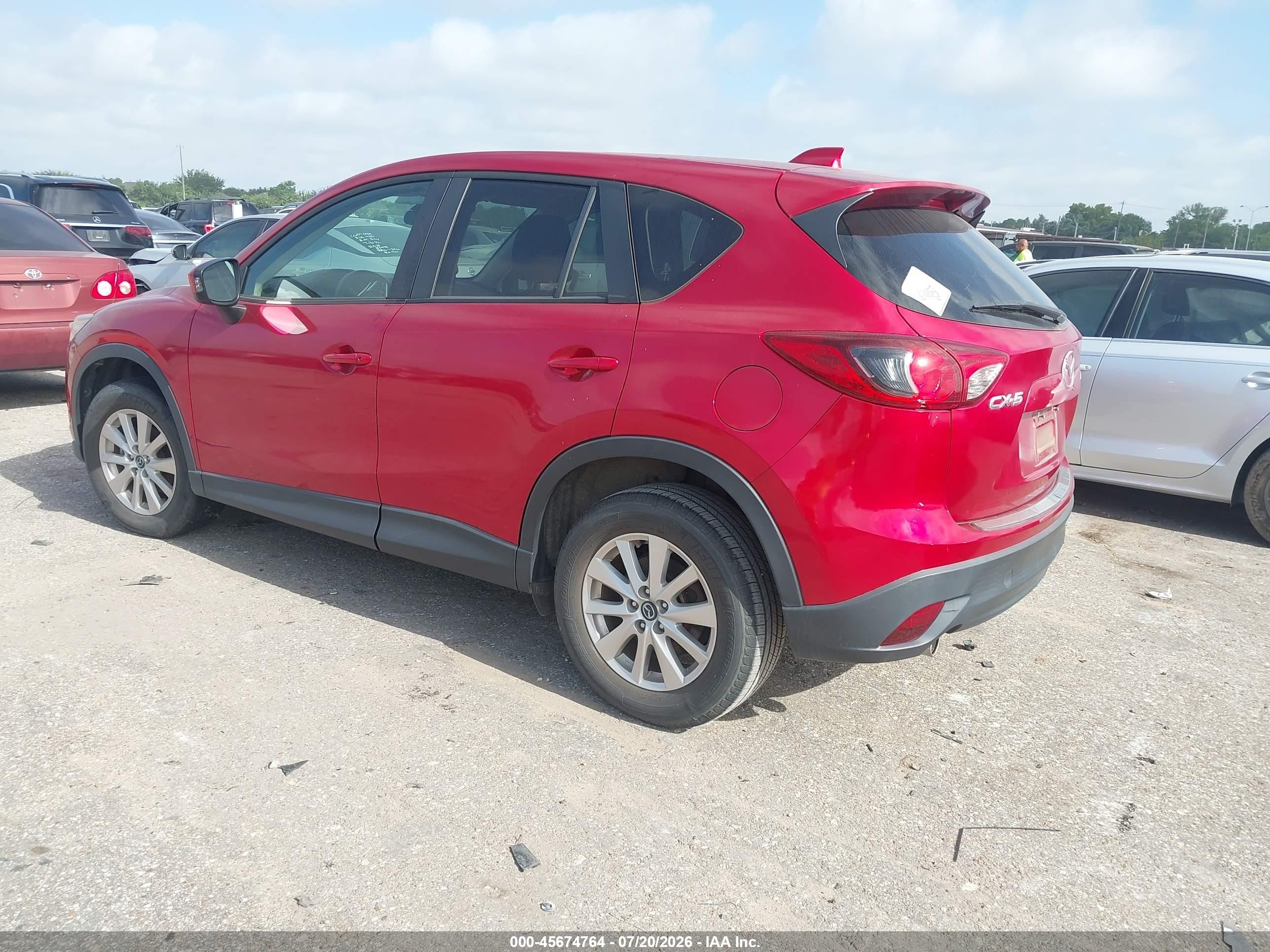 2014 Mazda Cx-5 Touring Red vin: JM3KE2CY6E0428726
