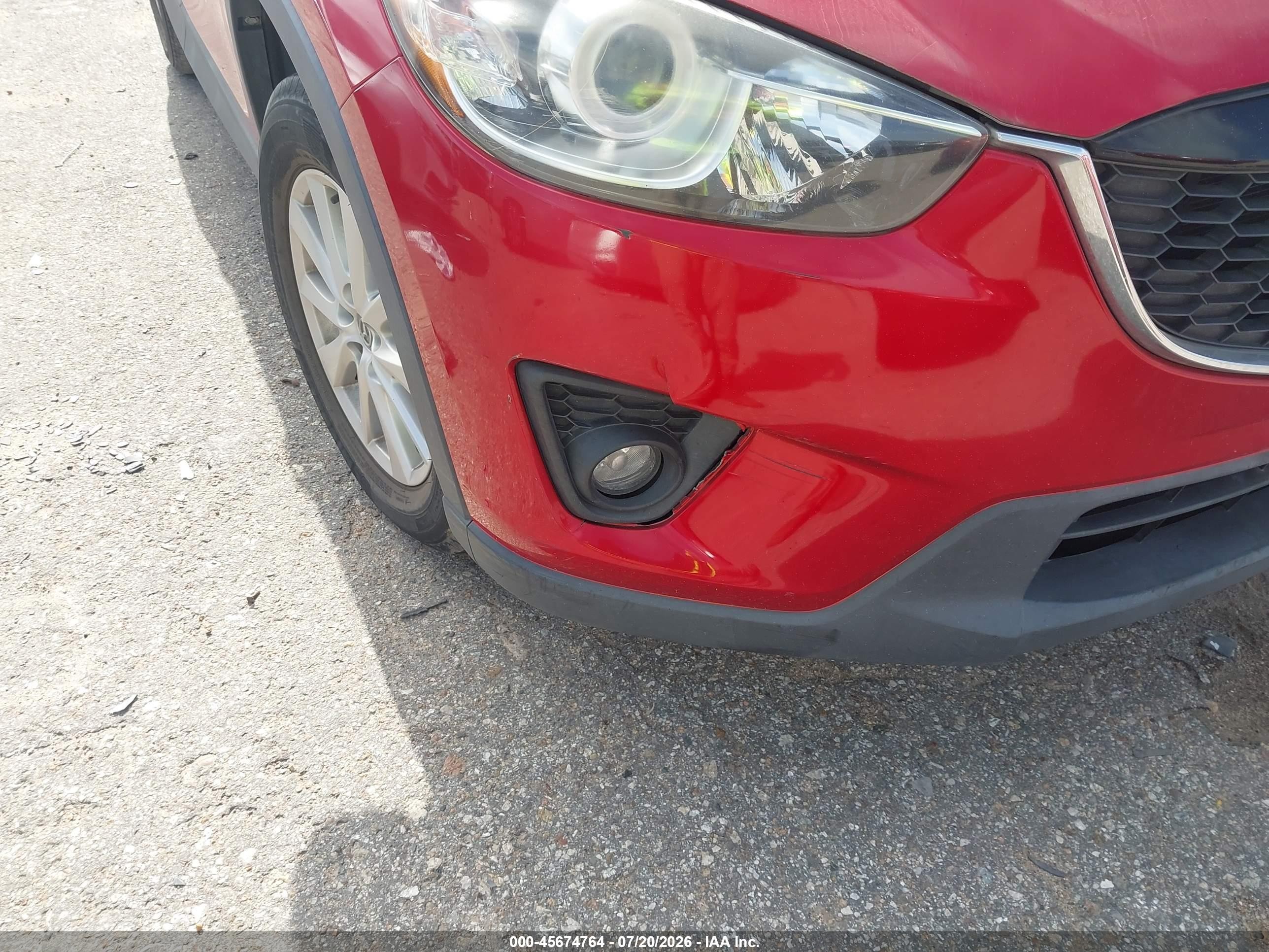 2014 Mazda Cx-5 Touring Red vin: JM3KE2CY6E0428726