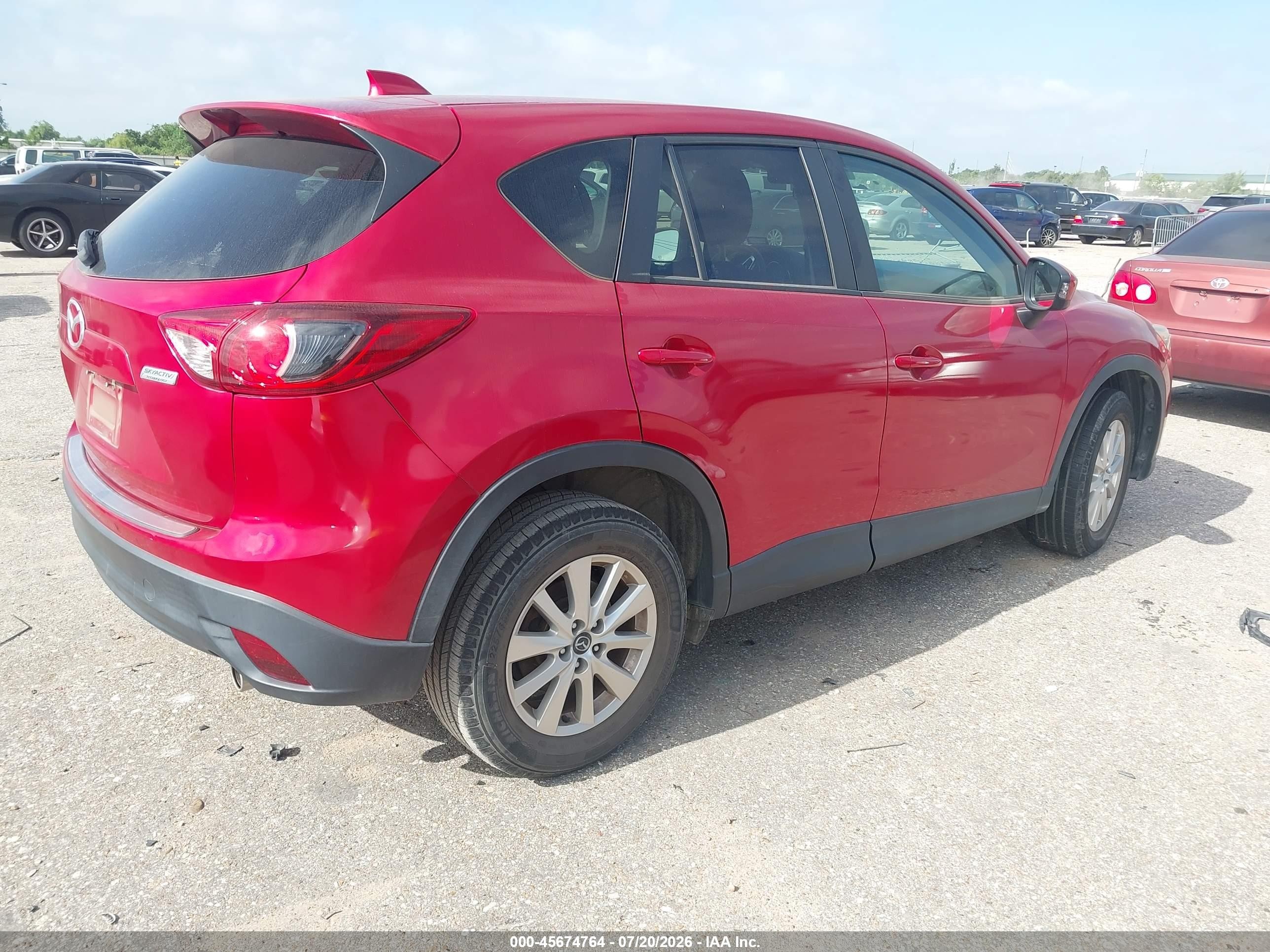 2014 Mazda Cx-5 Touring Red vin: JM3KE2CY6E0428726