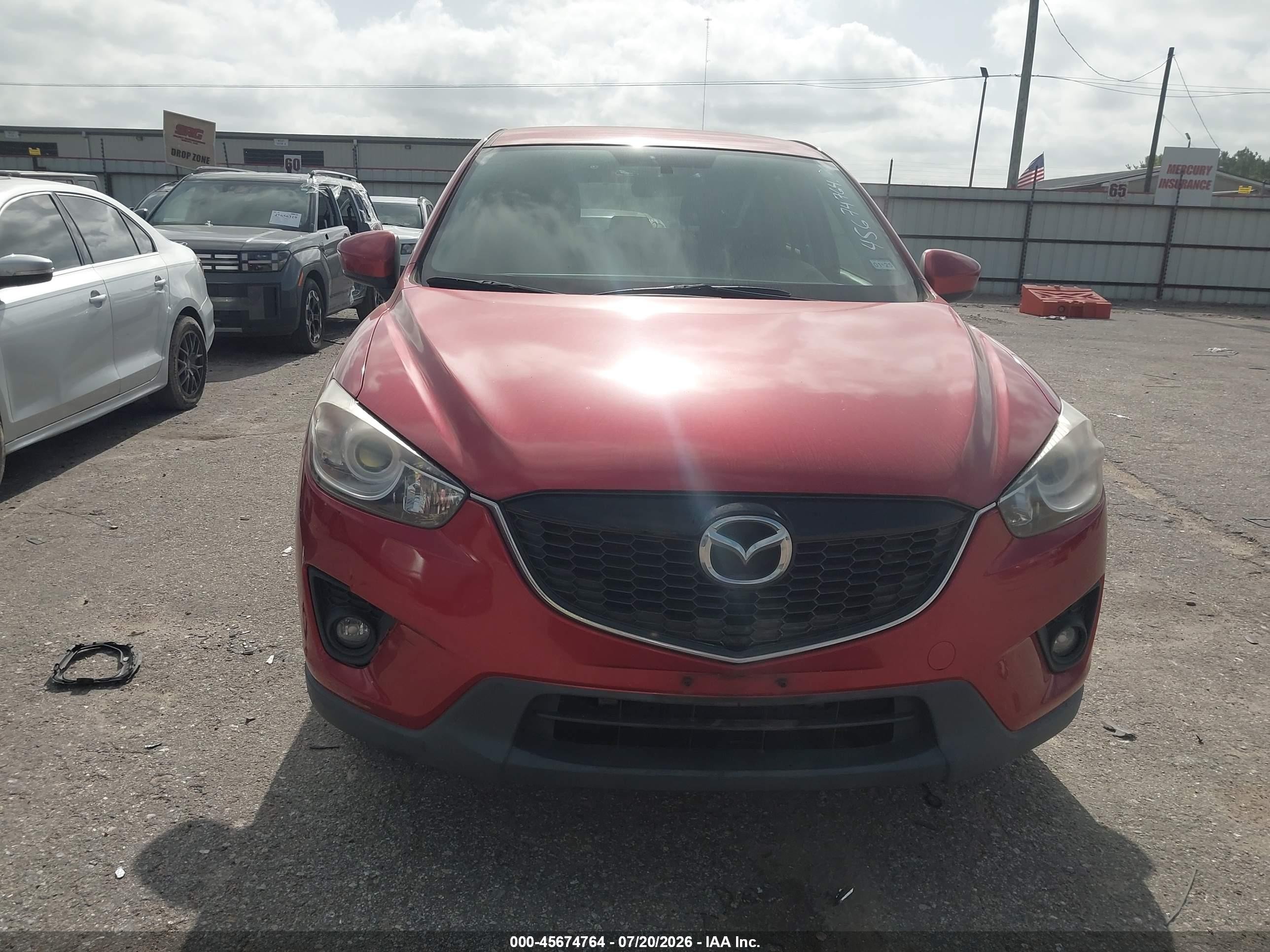2014 Mazda Cx-5 Touring Red vin: JM3KE2CY6E0428726
