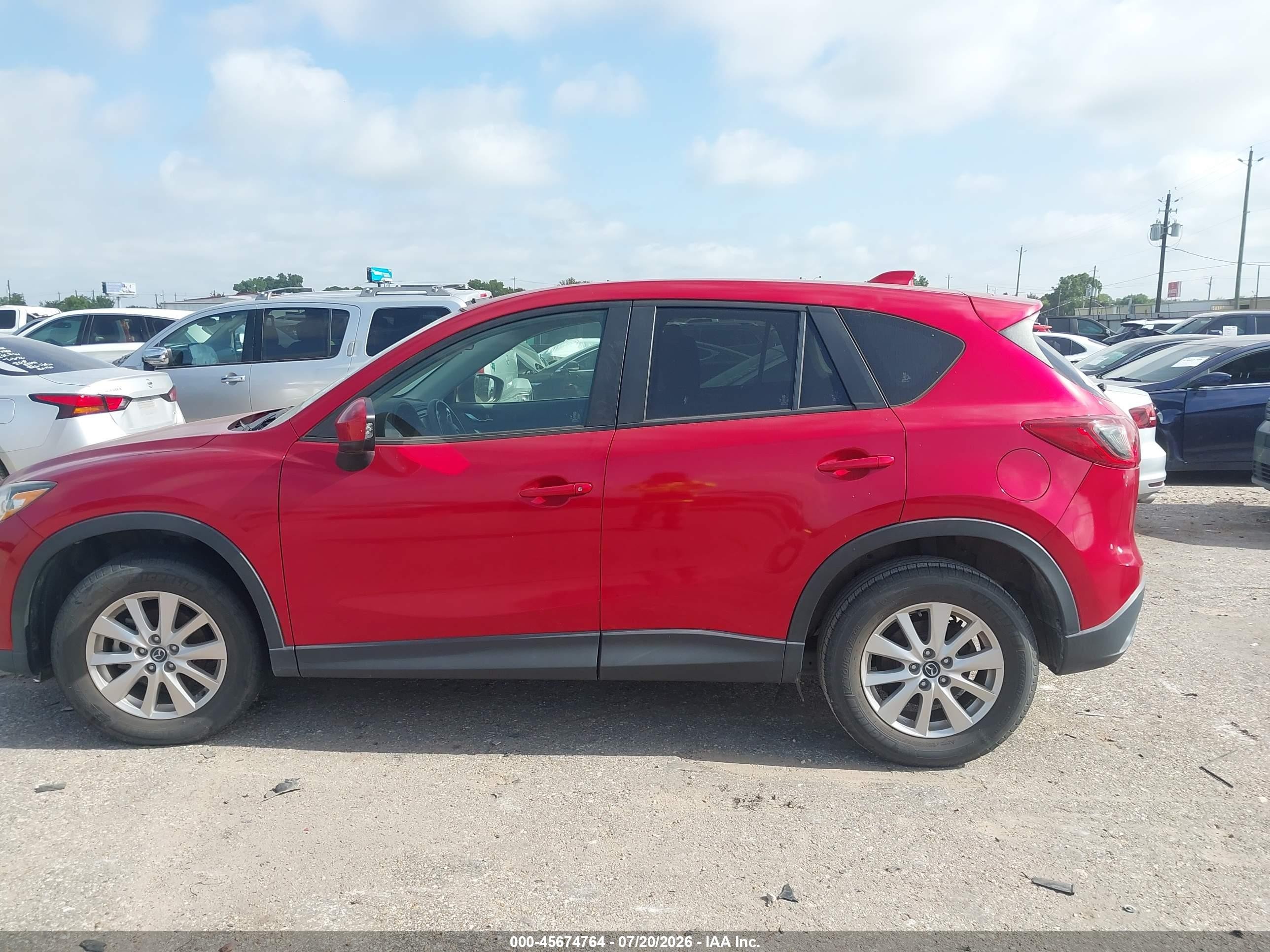2014 Mazda Cx-5 Touring Red vin: JM3KE2CY6E0428726