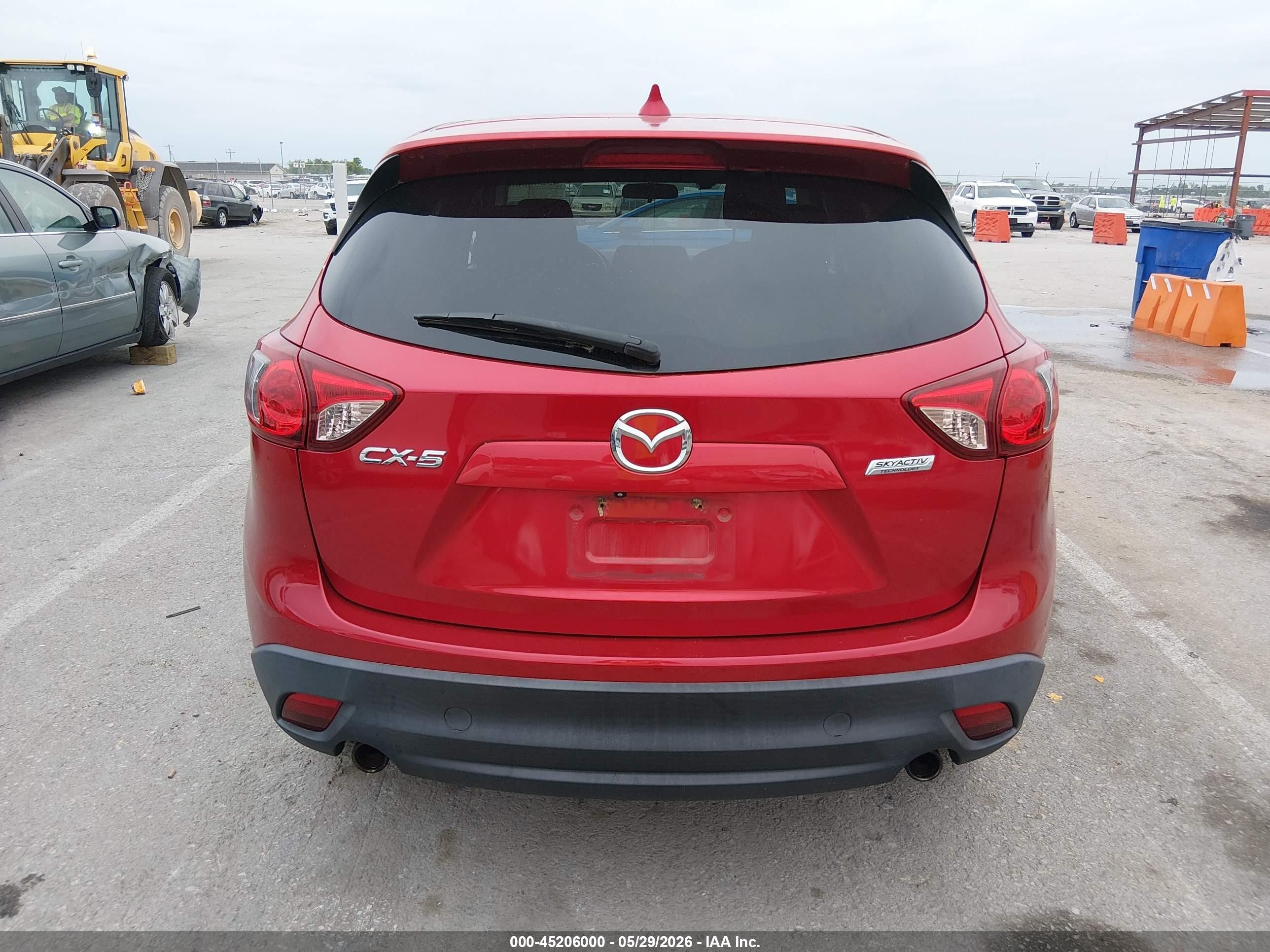 2015 Mazda Cx-5 Touring Red vin: JM3KE2CY6F0495859