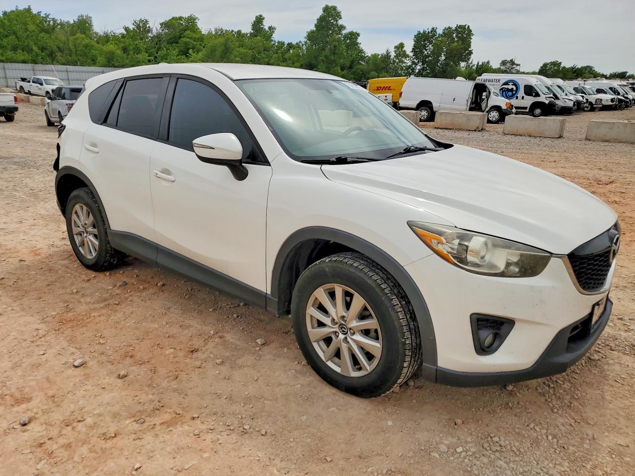 2015 Mazda Cx-5 Touring White vin: JM3KE2CY6F0552772