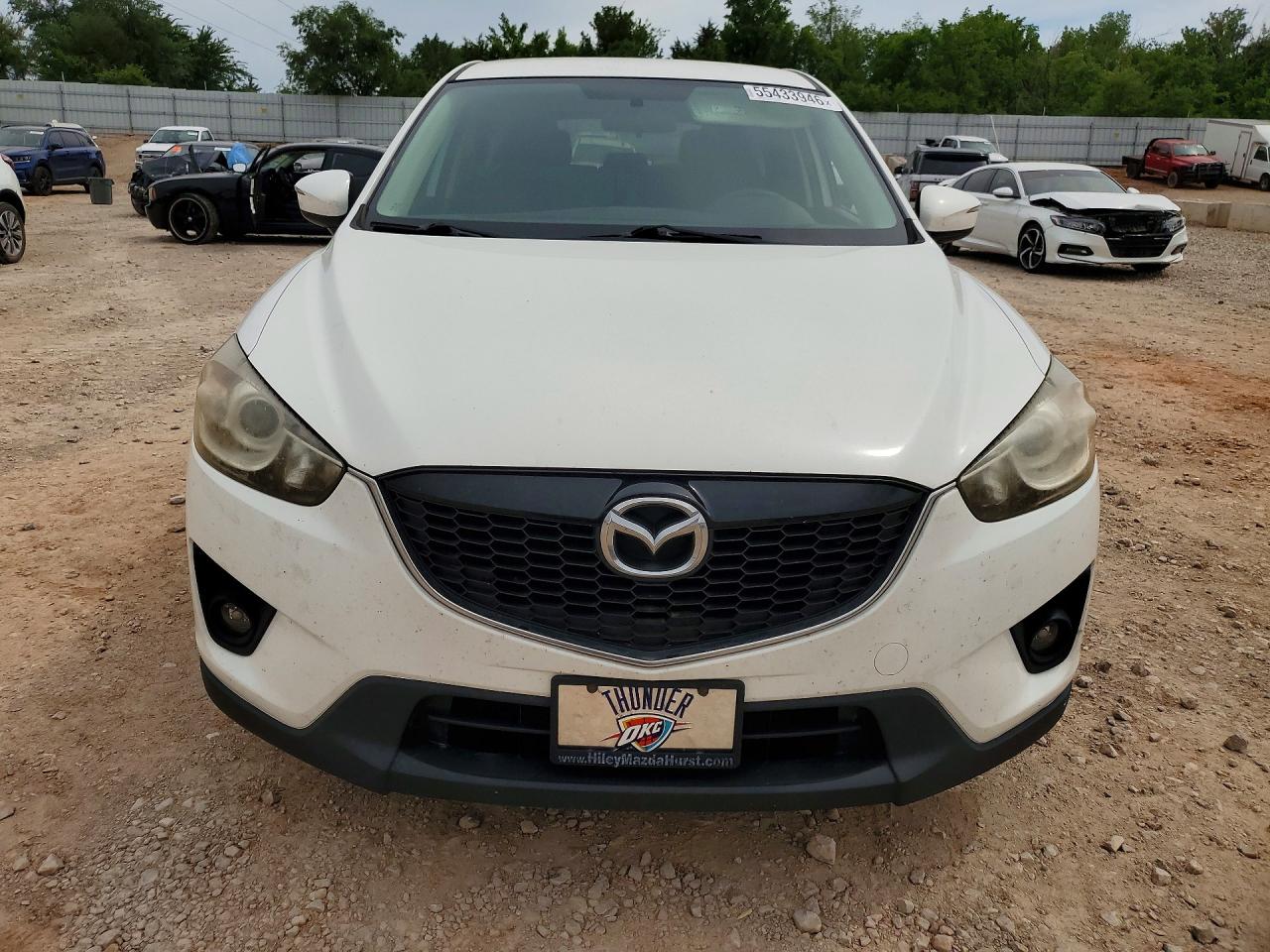 2015 Mazda Cx-5 Touring White vin: JM3KE2CY6F0552772