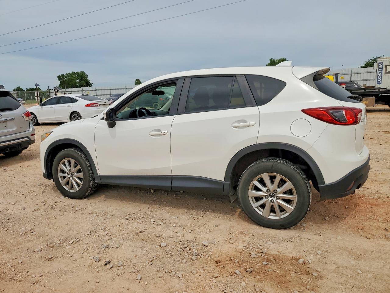 2015 Mazda Cx-5 Touring White vin: JM3KE2CY6F0552772