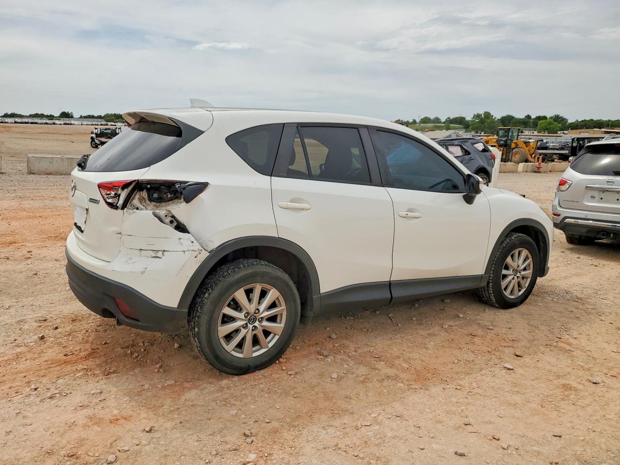 2015 Mazda Cx-5 Touring White vin: JM3KE2CY6F0552772