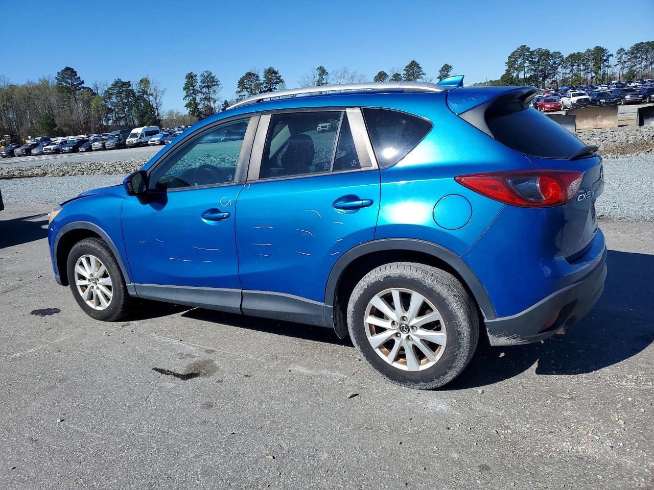 2014 Mazda Cx-5 Touring Blue vin: JM3KE2CY7E0350070