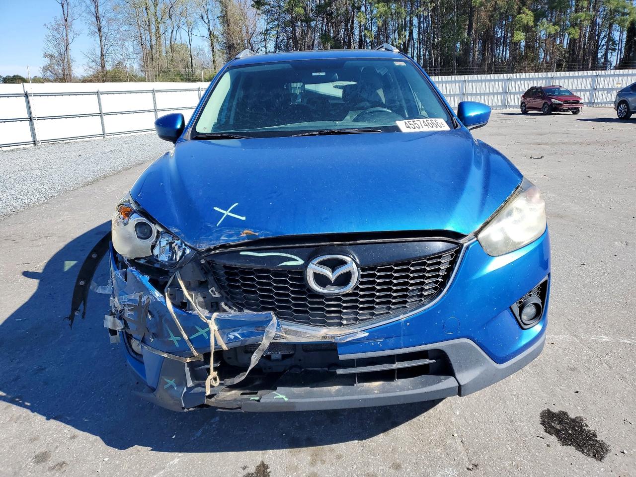 2014 Mazda Cx-5 Touring Blue vin: JM3KE2CY7E0350070