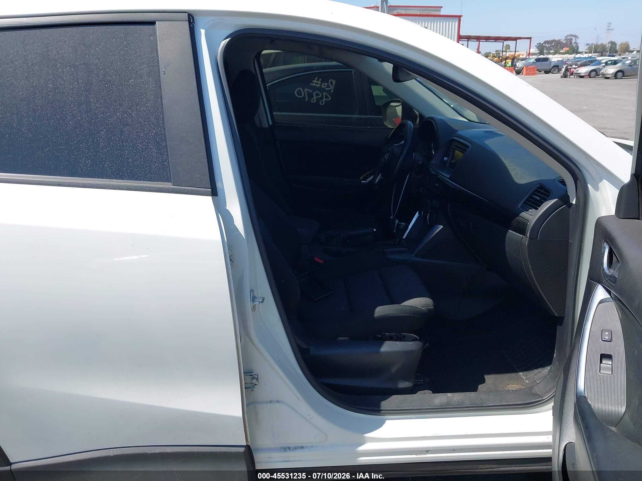 2014 Mazda Cx-5 Touring White vin: JM3KE2CY7E0376801