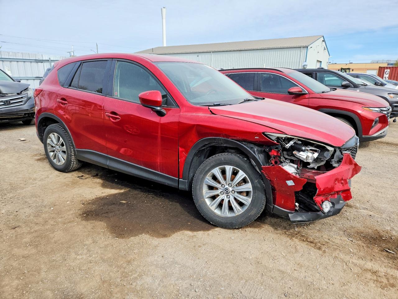 2014 Mazda Cx-5 Touring Red vin: JM3KE2CY7E0392240