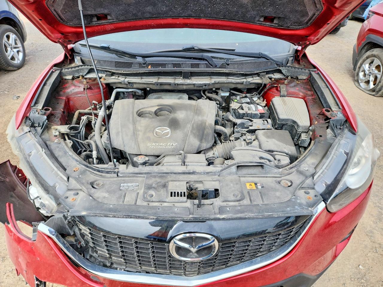 2014 Mazda Cx-5 Touring Red vin: JM3KE2CY7E0392240