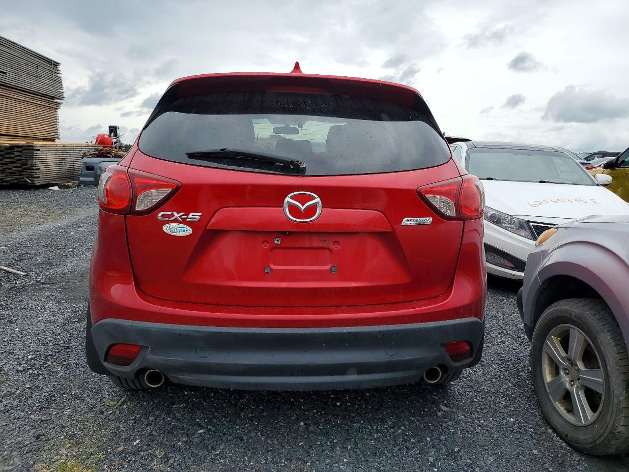 2014 Mazda Cx-5 Touring Burgundy vin: JM3KE2CY7E0417461