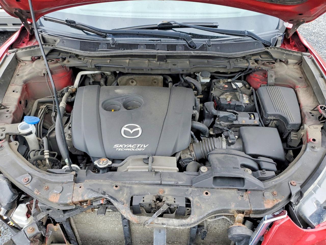 2014 Mazda Cx-5 Touring Burgundy vin: JM3KE2CY7E0417461