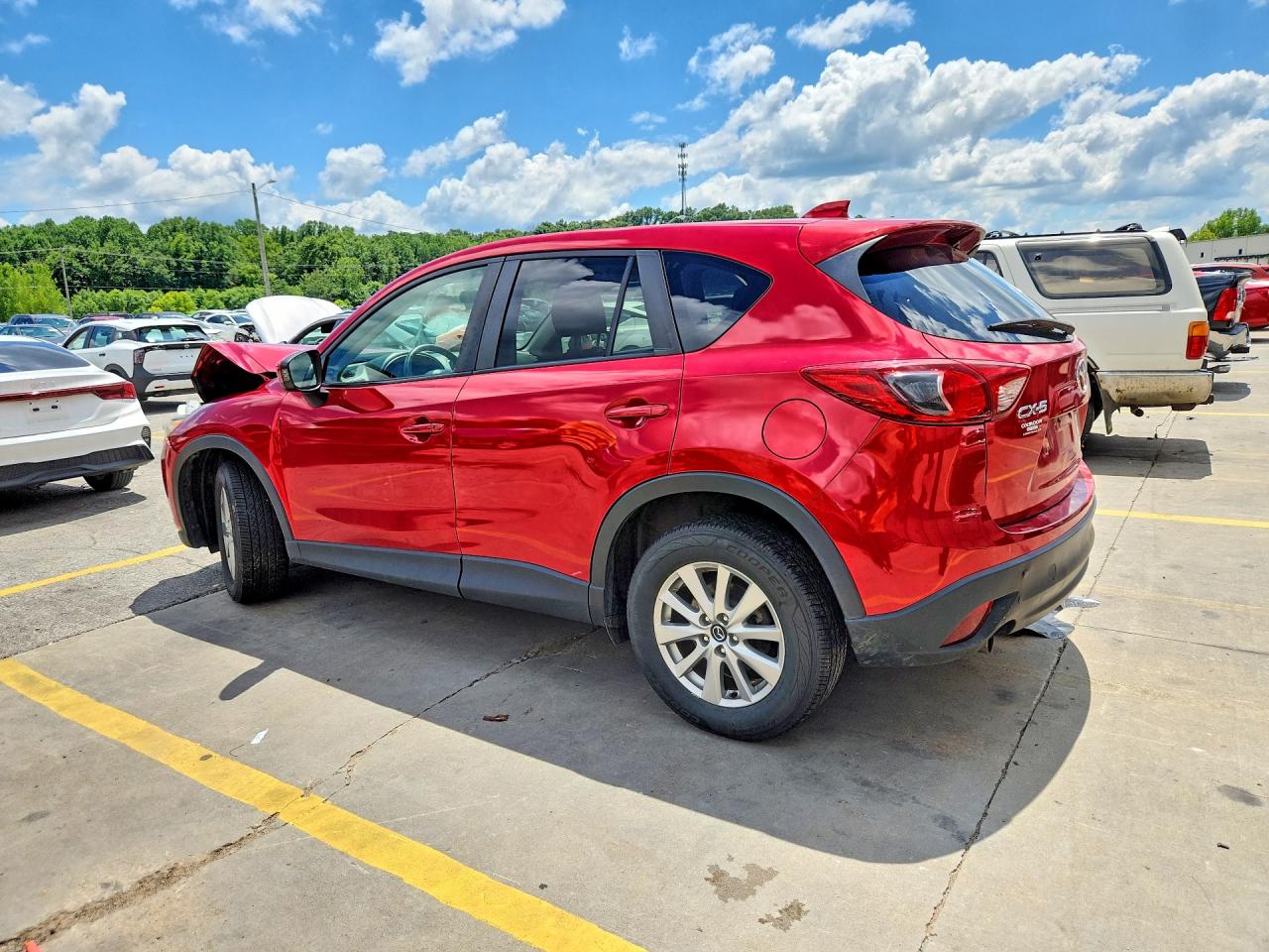 2014 Mazda Cx-5 Touring Red vin: JM3KE2CY7E0421154
