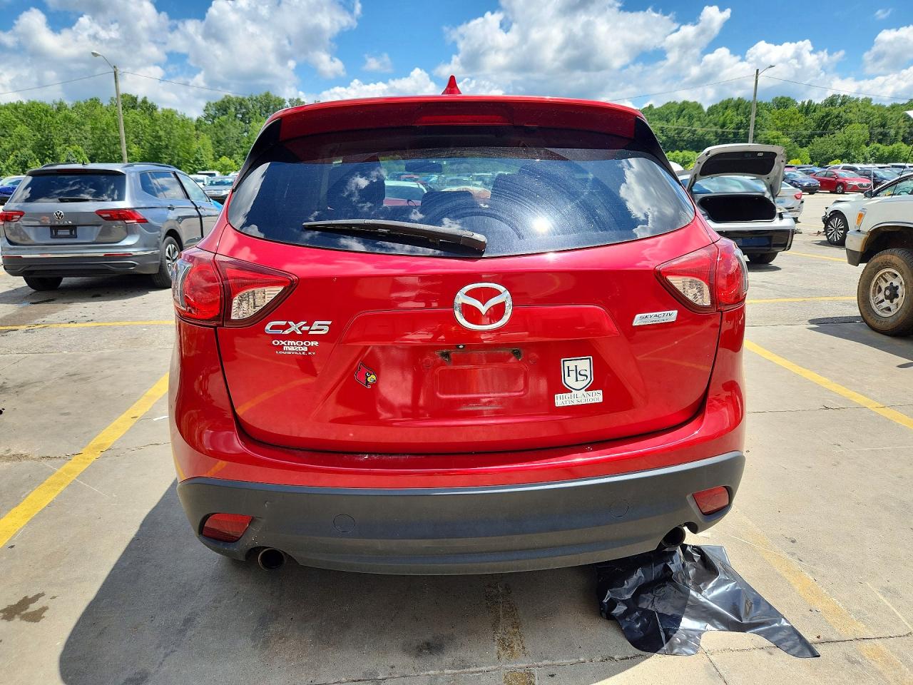 2014 Mazda Cx-5 Touring Red vin: JM3KE2CY7E0421154