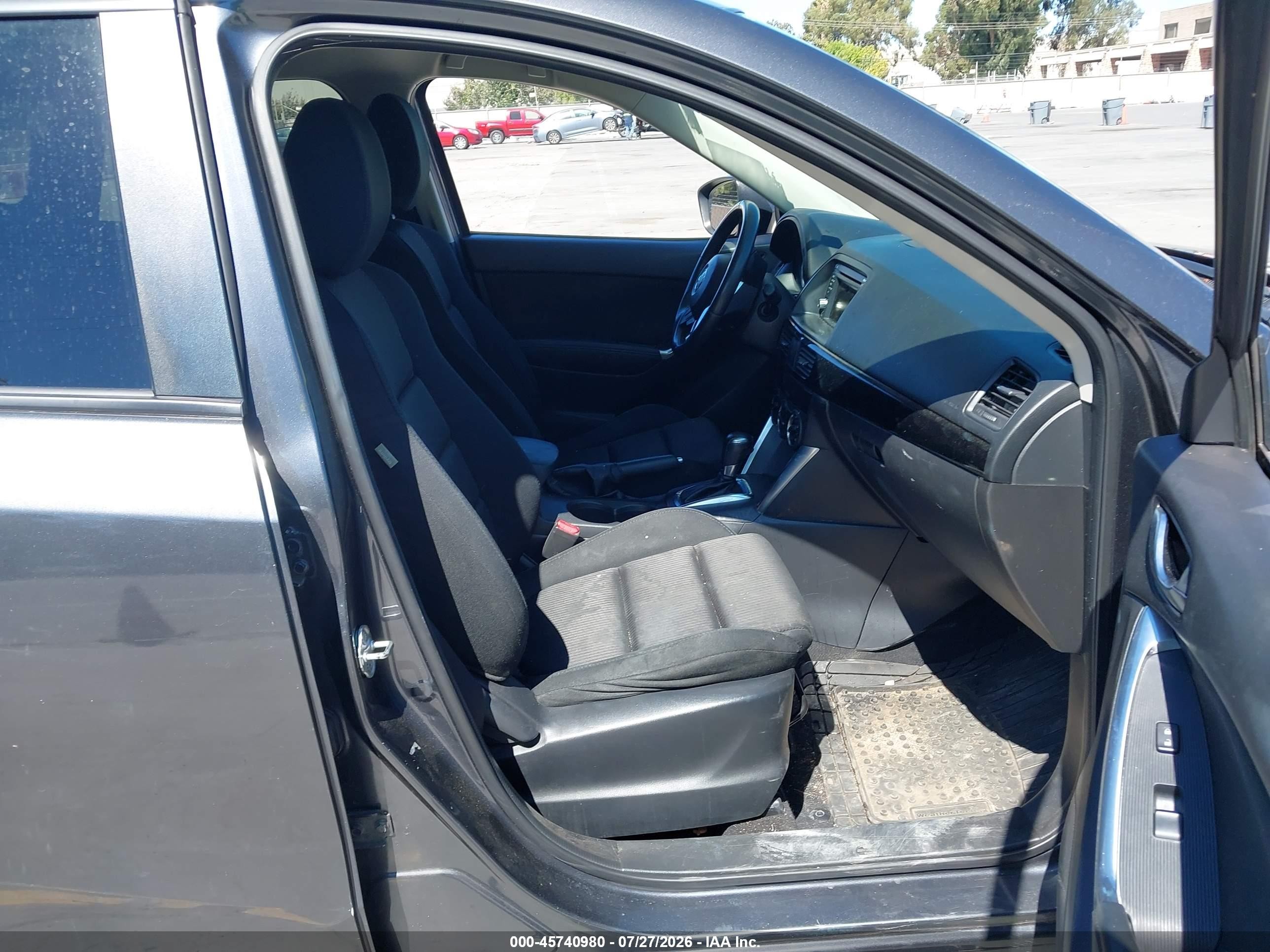 2014 Mazda Cx-5 Touring Gray vin: JM3KE2CY7E0423602