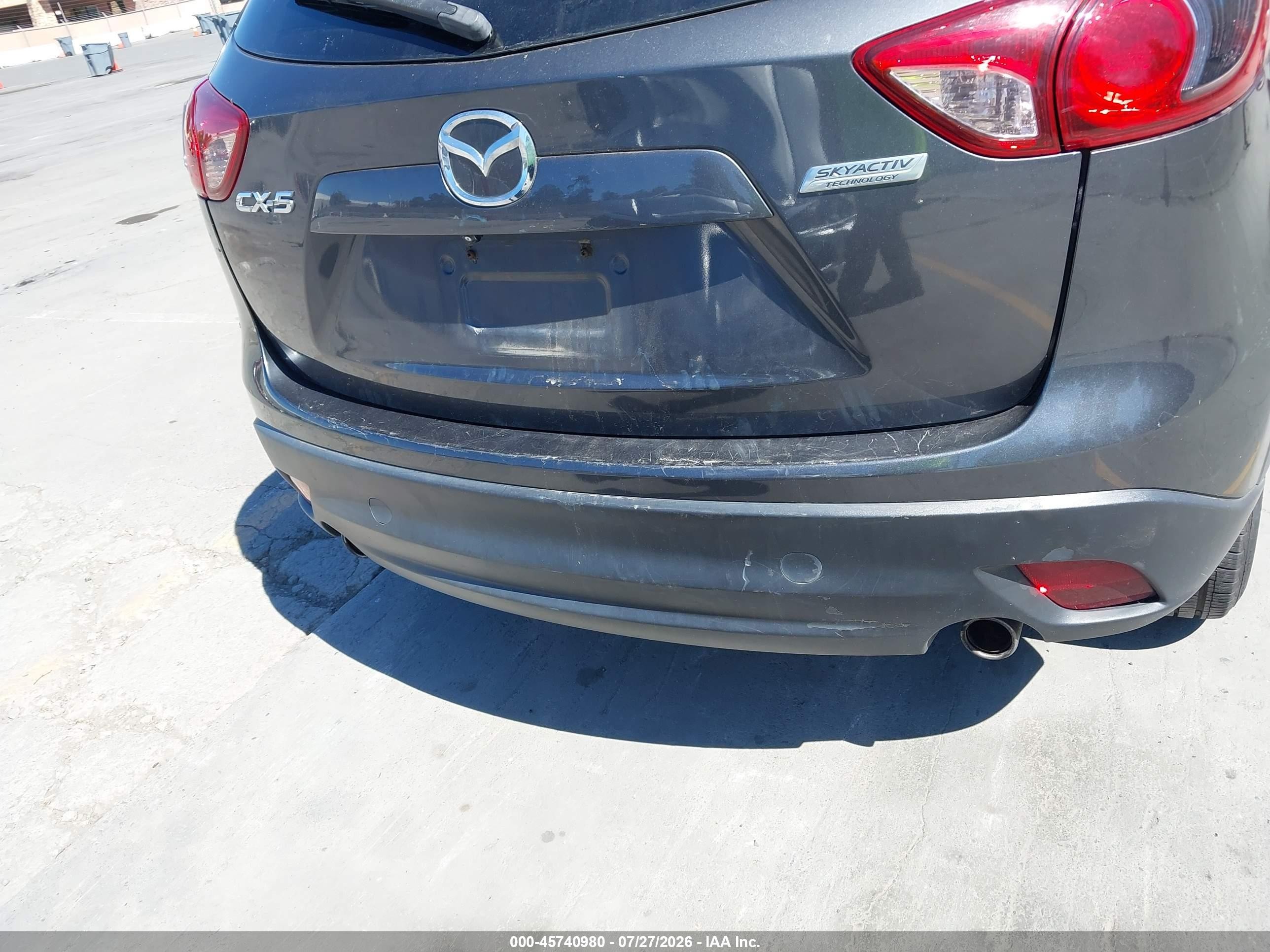 2014 Mazda Cx-5 Touring Gray vin: JM3KE2CY7E0423602