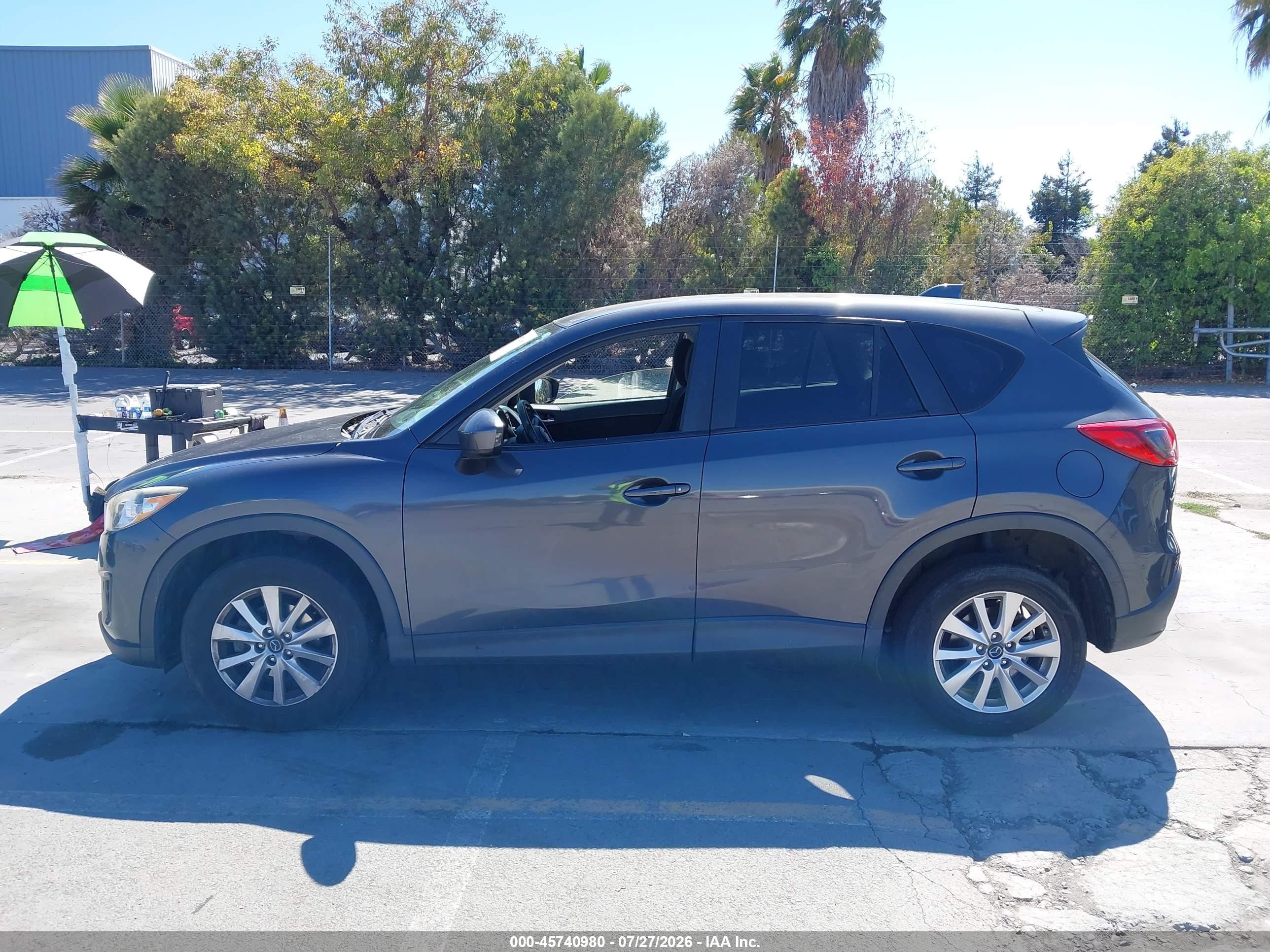 2014 Mazda Cx-5 Touring Gray vin: JM3KE2CY7E0423602