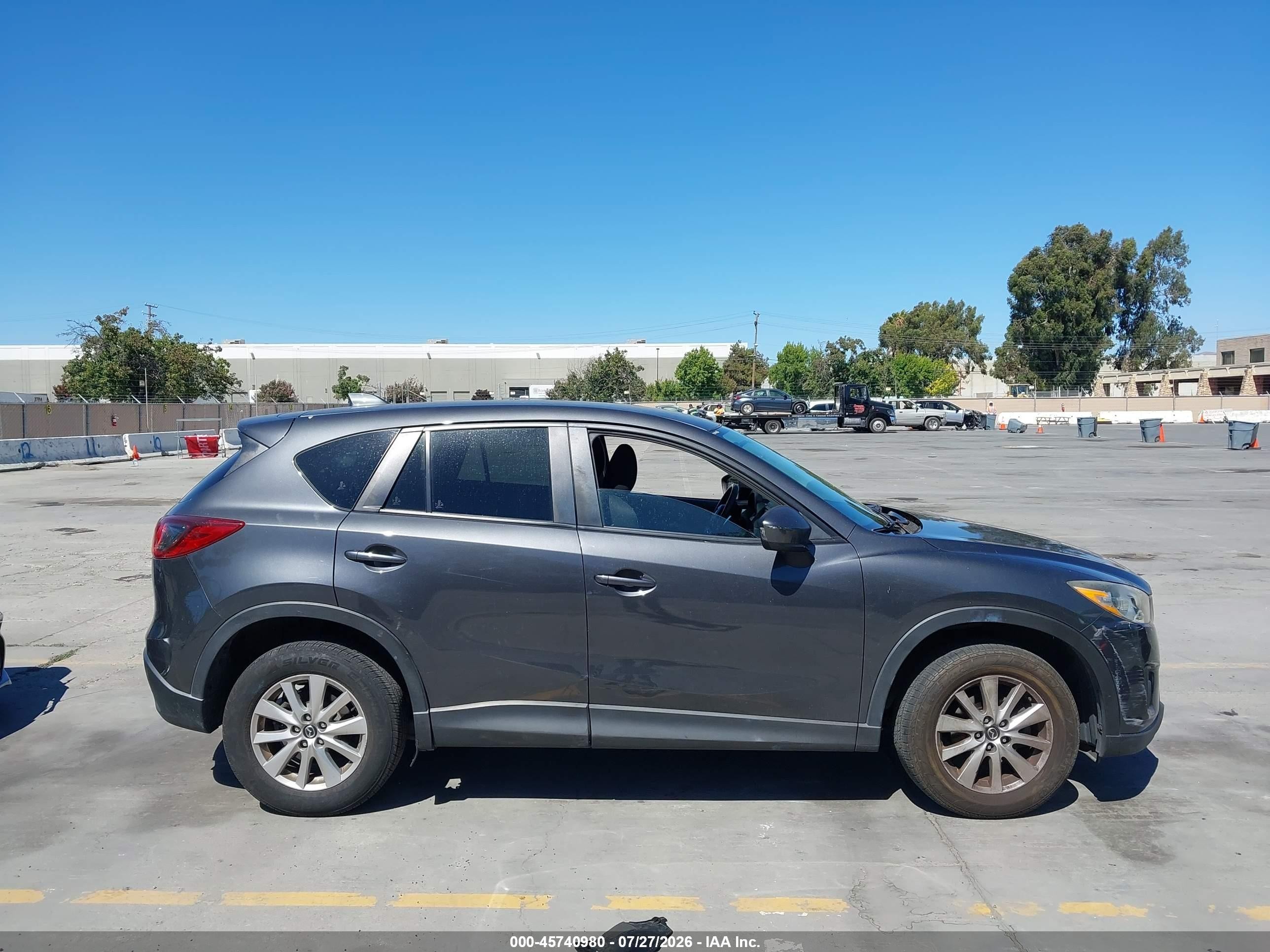 2014 Mazda Cx-5 Touring Gray vin: JM3KE2CY7E0423602