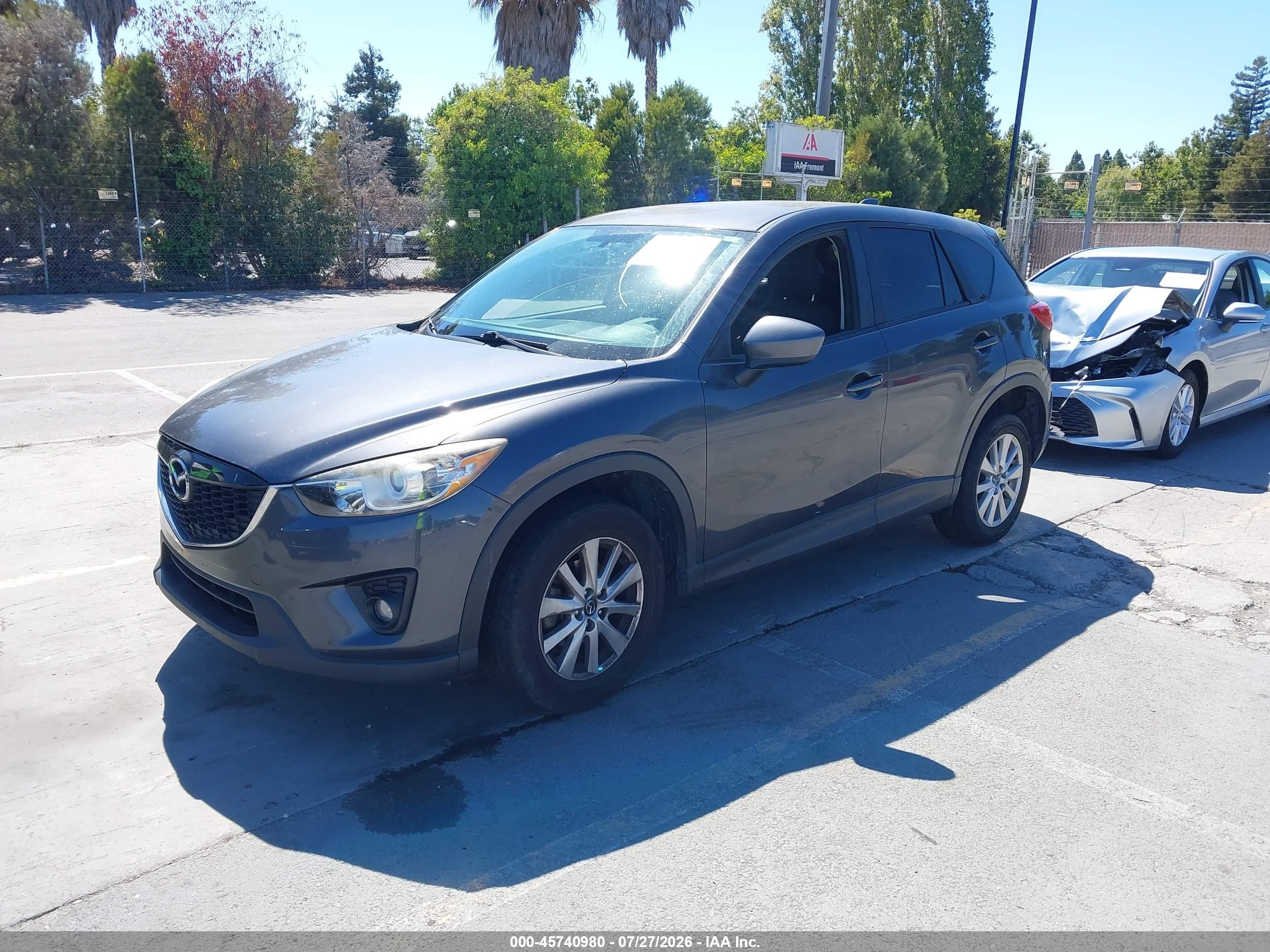 2014 Mazda Cx-5 Touring Gray vin: JM3KE2CY7E0423602