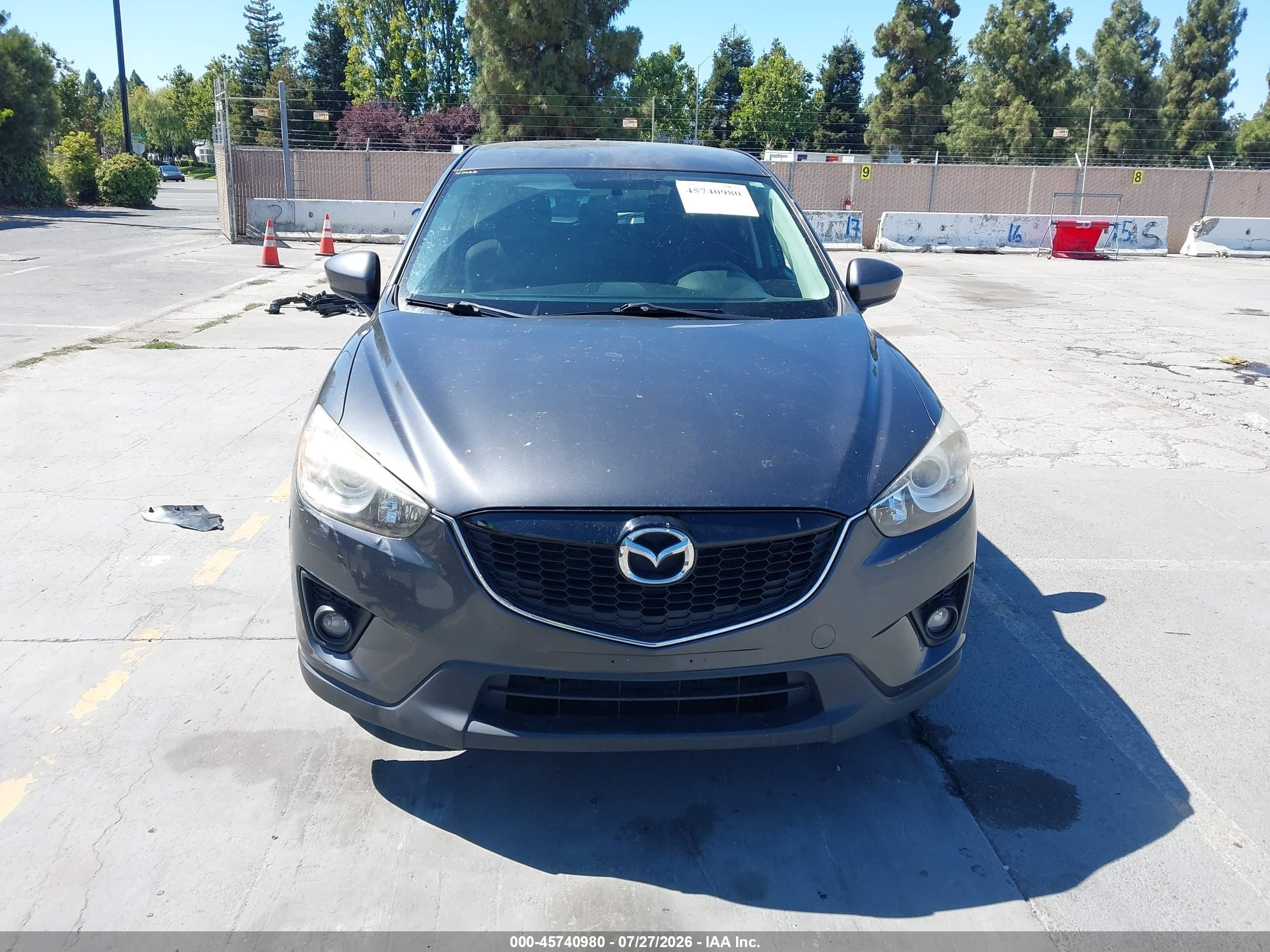 2014 Mazda Cx-5 Touring Gray vin: JM3KE2CY7E0423602