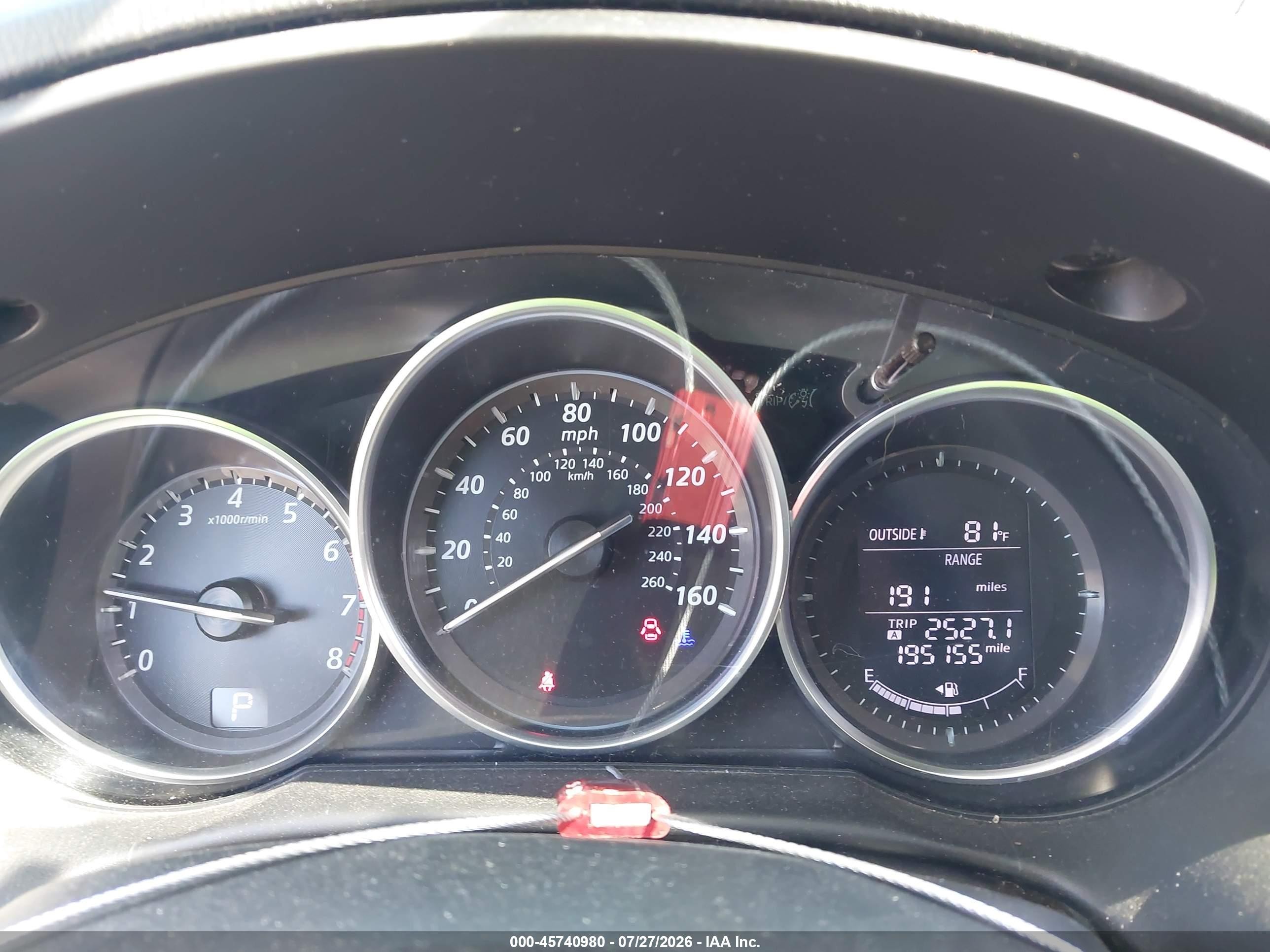 2014 Mazda Cx-5 Touring Gray vin: JM3KE2CY7E0423602