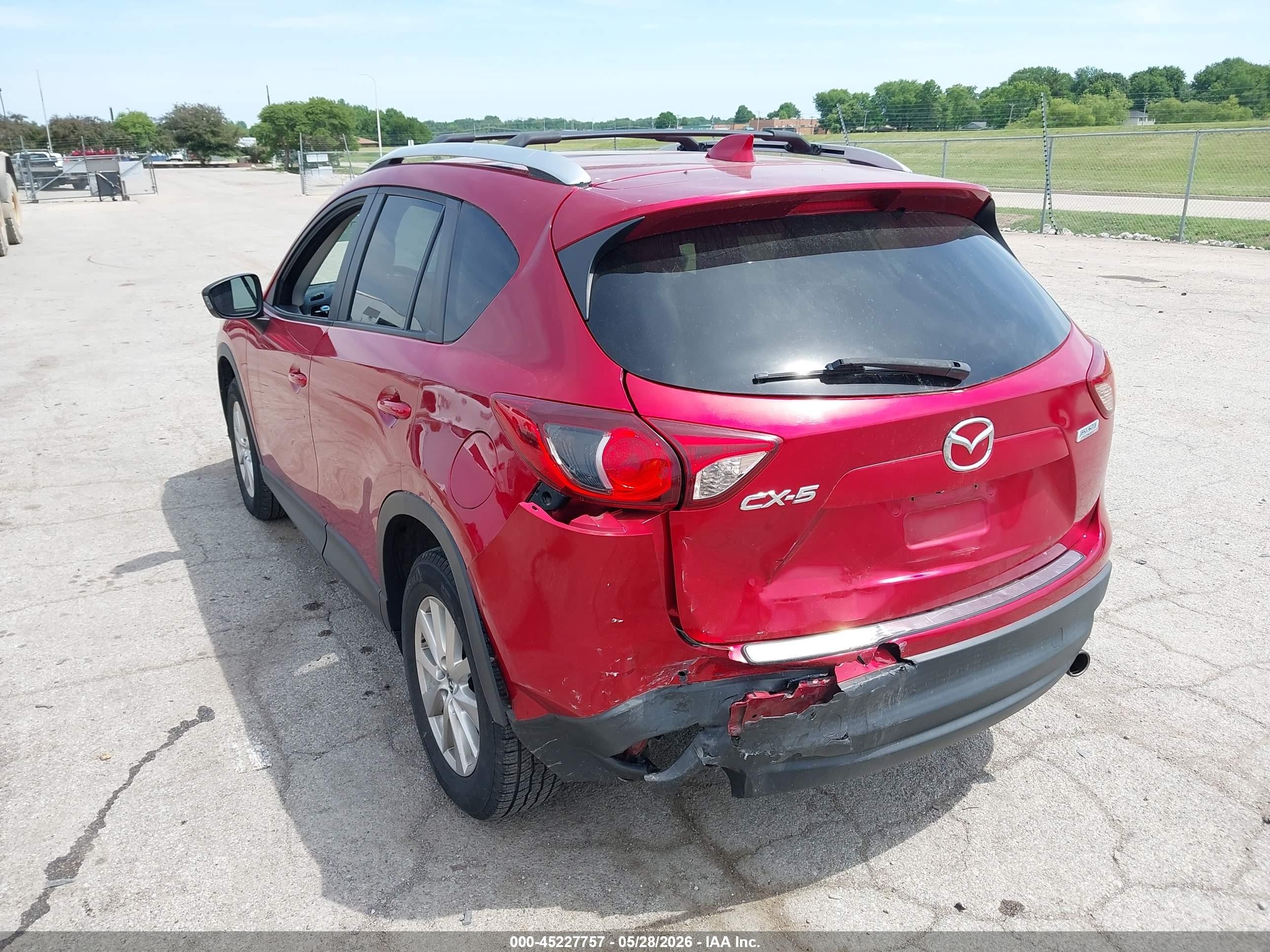 2014 Mazda Cx-5 Touring Red vin: JM3KE2CY7E0426600