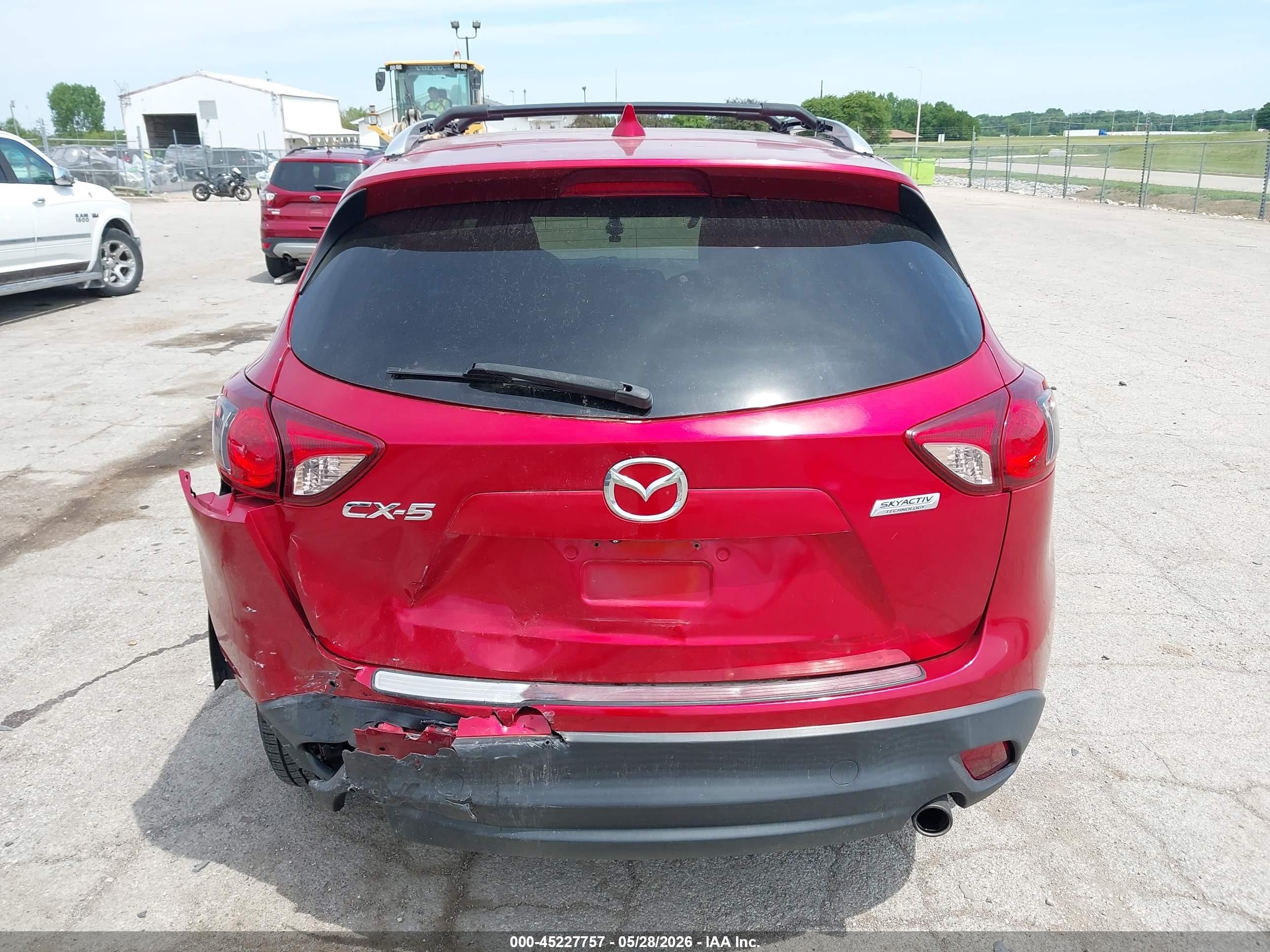 2014 Mazda Cx-5 Touring Red vin: JM3KE2CY7E0426600