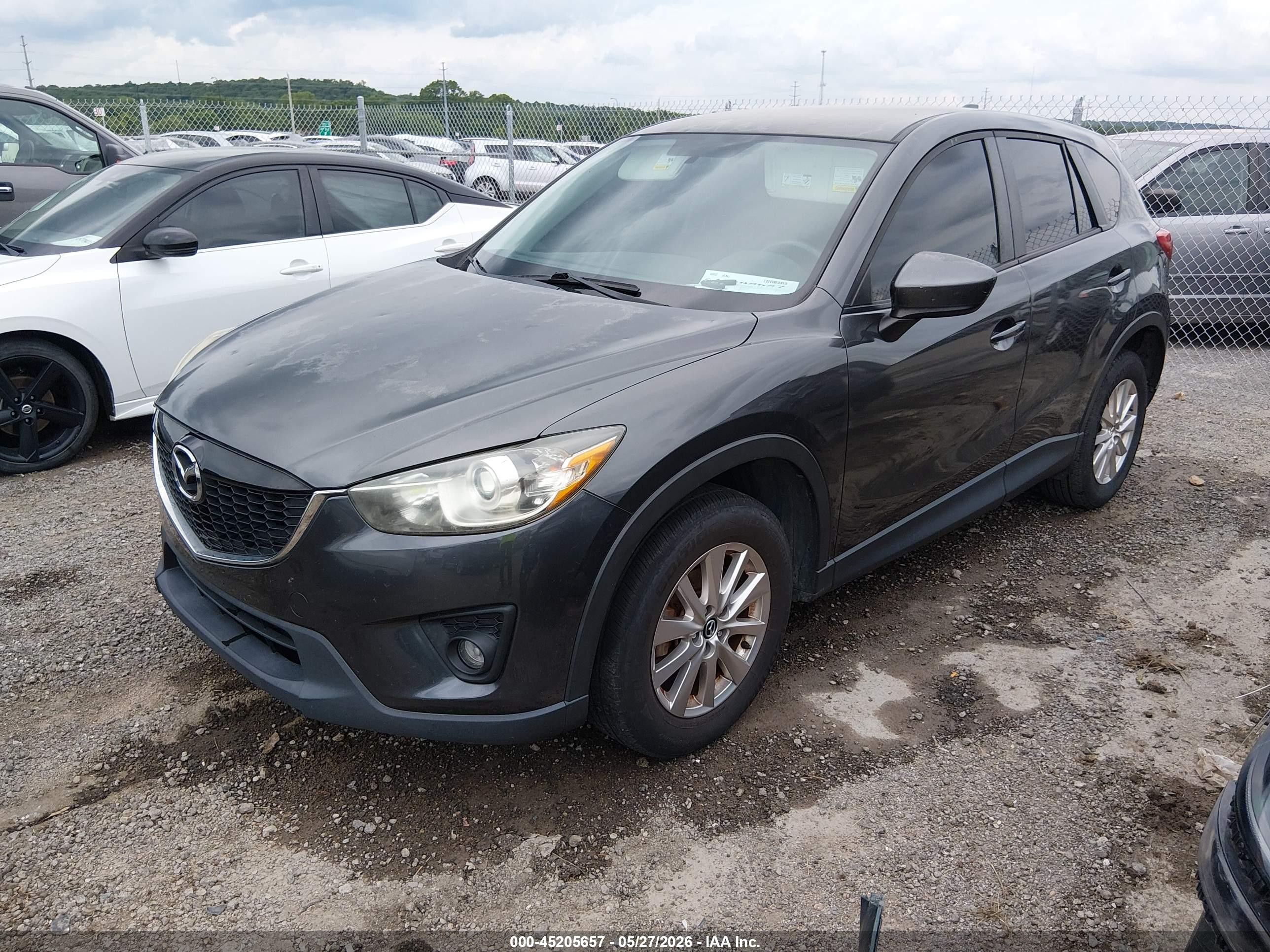 2014 Mazda Cx-5 Touring Gray vin: JM3KE2CY7E0428752