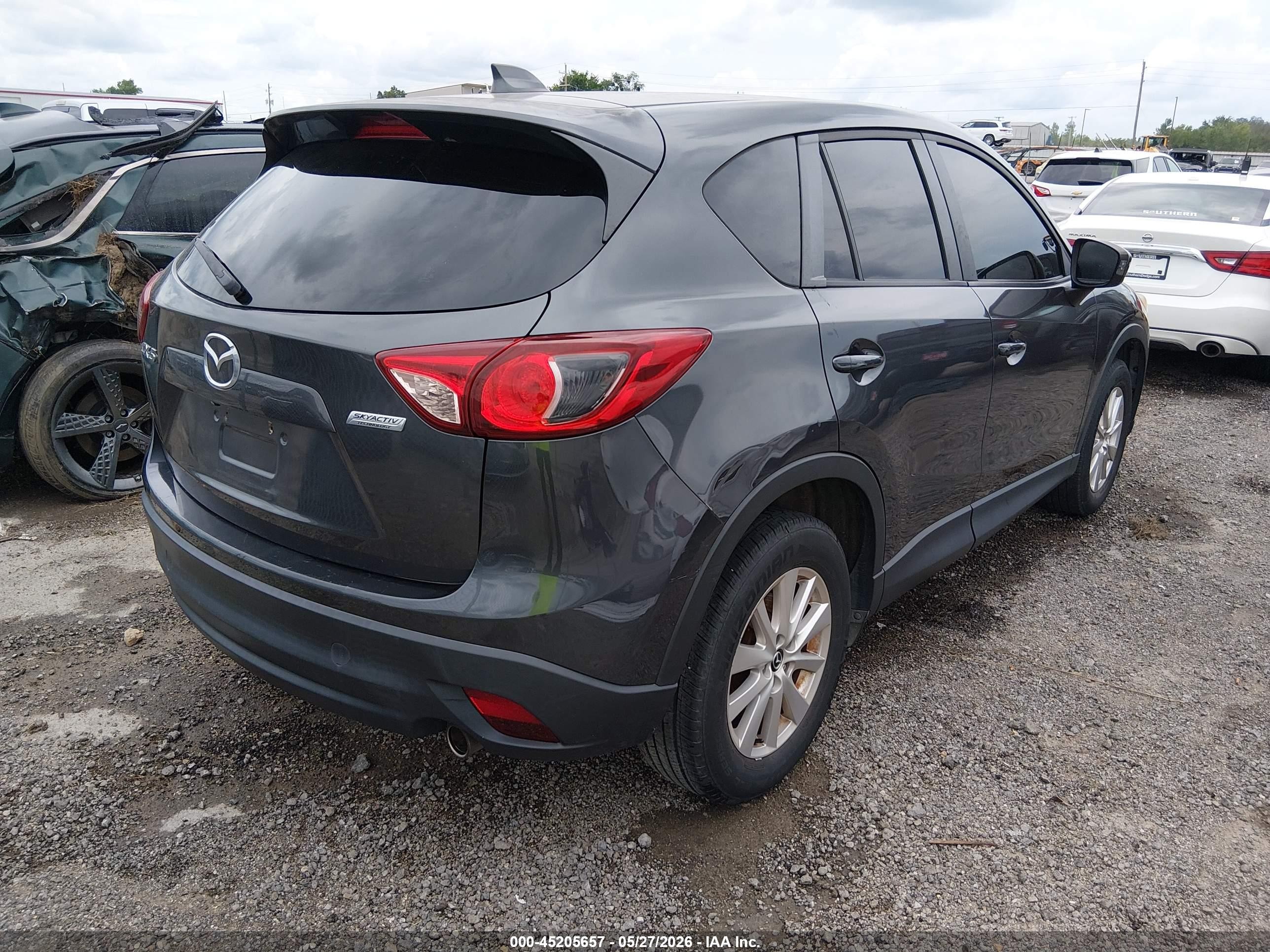 2014 Mazda Cx-5 Touring Gray vin: JM3KE2CY7E0428752