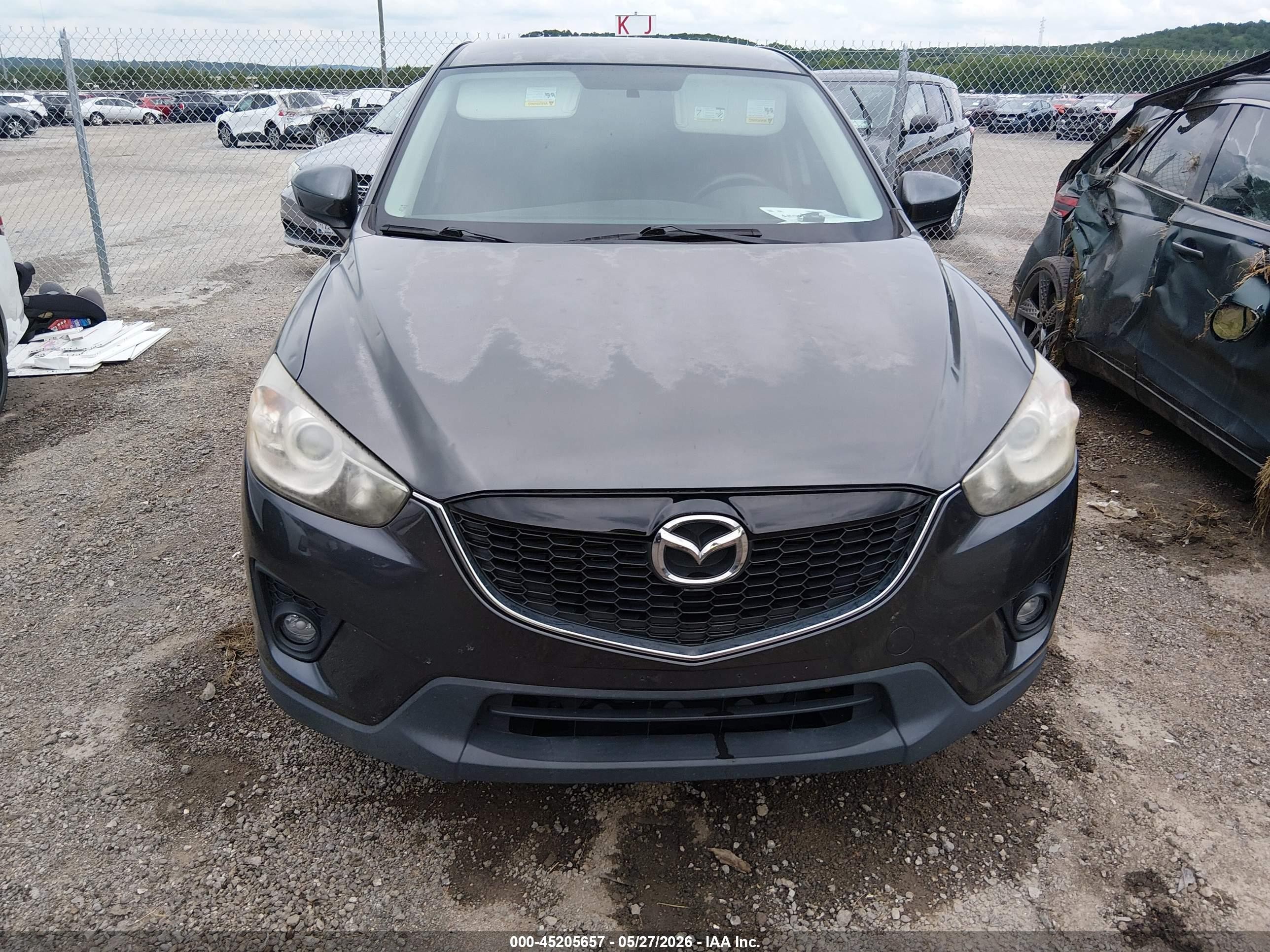 2014 Mazda Cx-5 Touring Gray vin: JM3KE2CY7E0428752