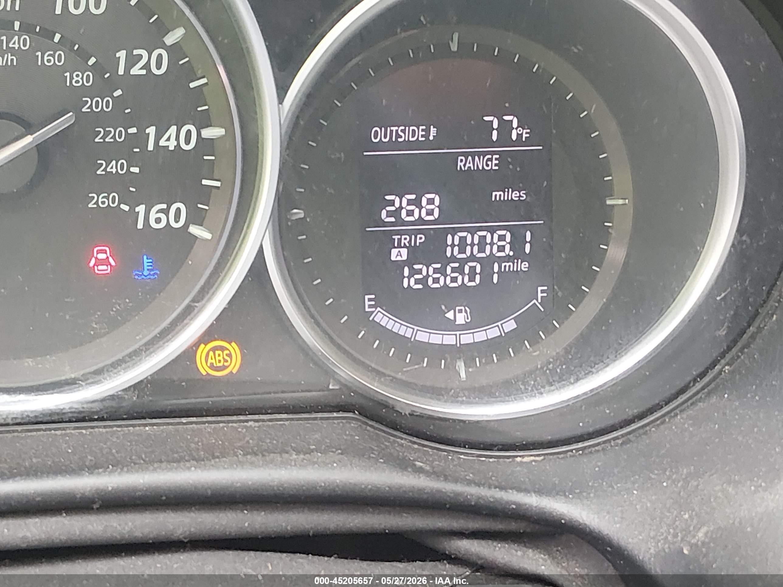 2014 Mazda Cx-5 Touring Gray vin: JM3KE2CY7E0428752