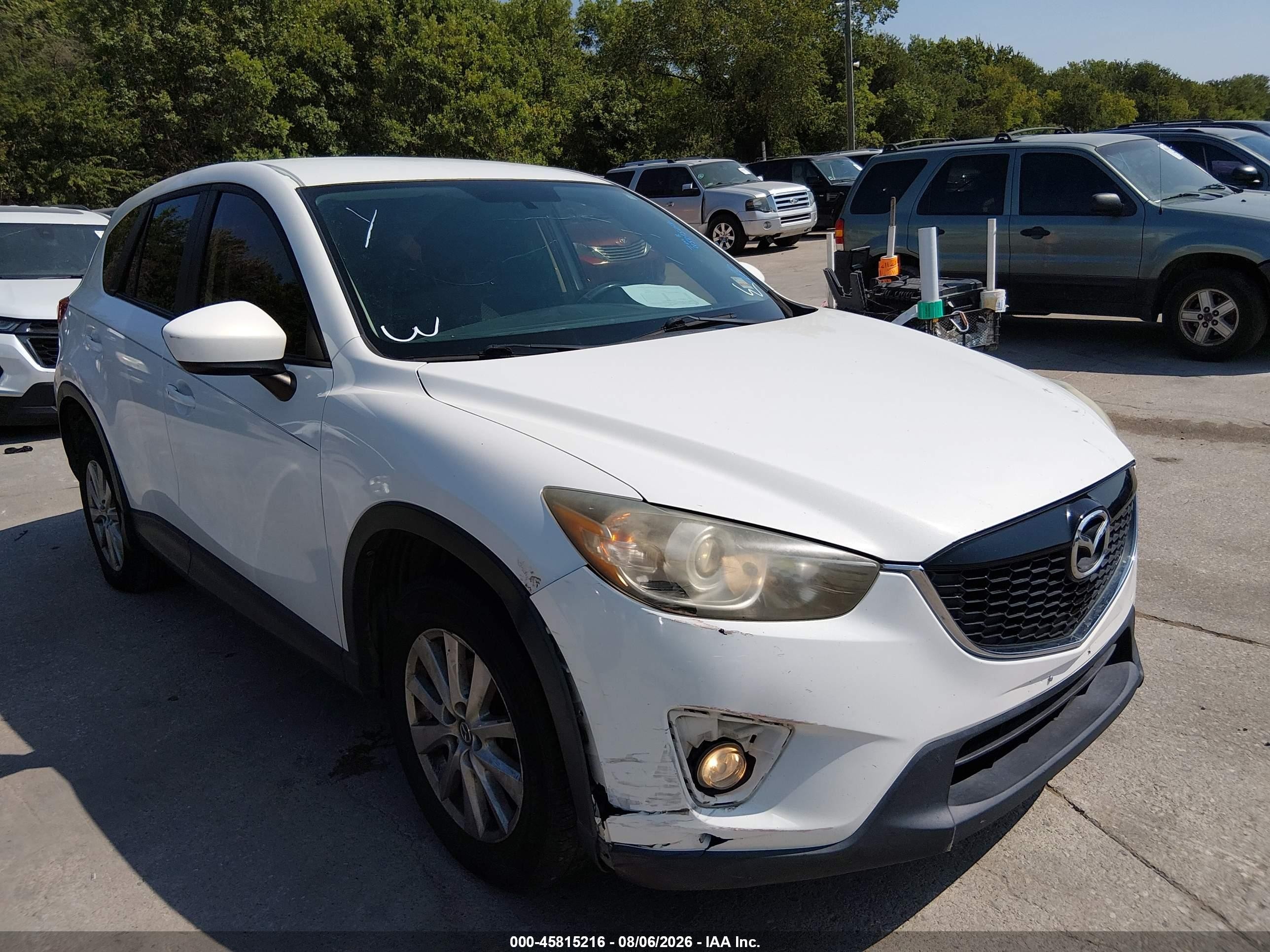 2015 Mazda Cx-5 Touring White vin: JM3KE2CY7F0433984