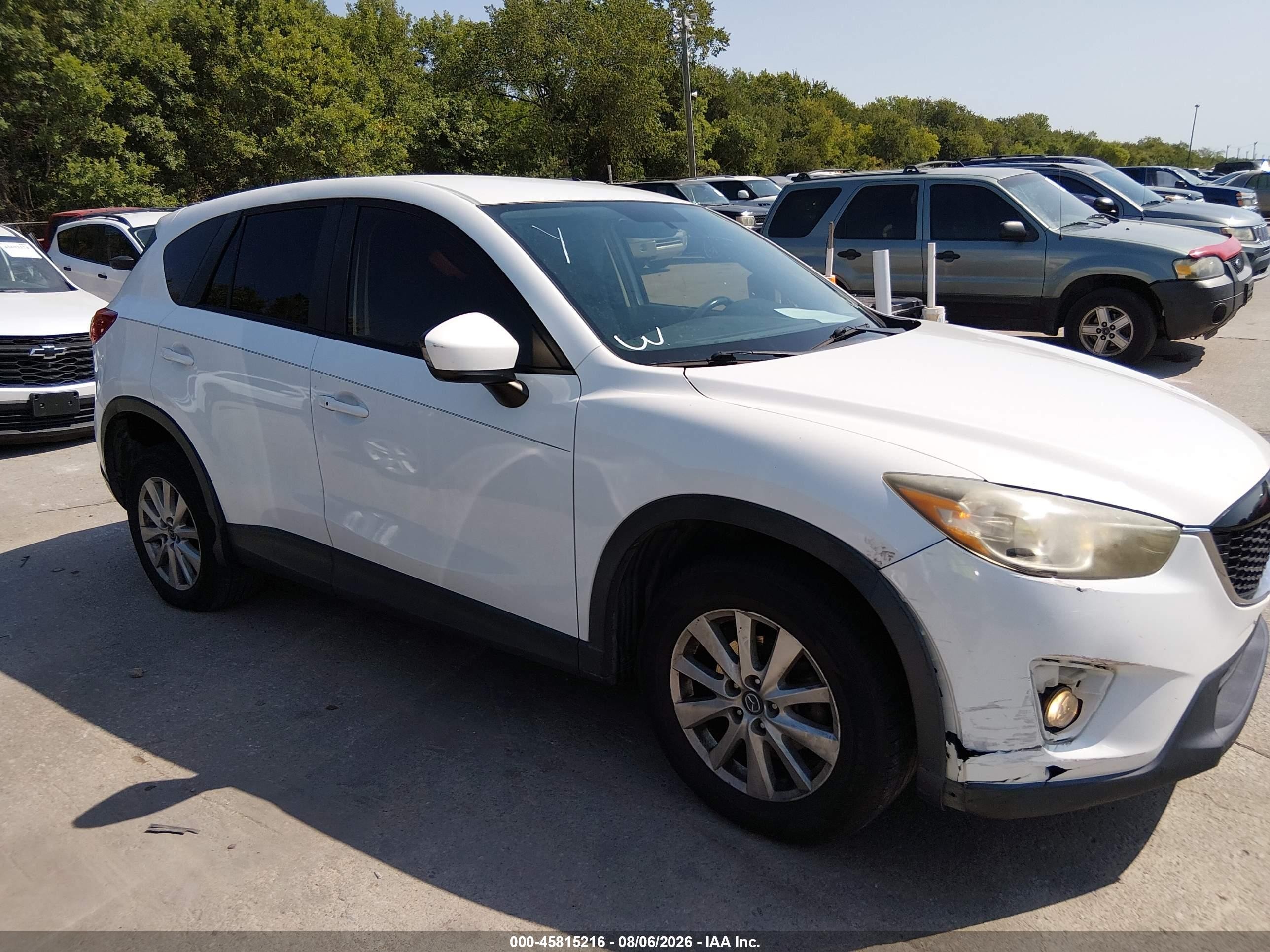 2015 Mazda Cx-5 Touring White vin: JM3KE2CY7F0433984