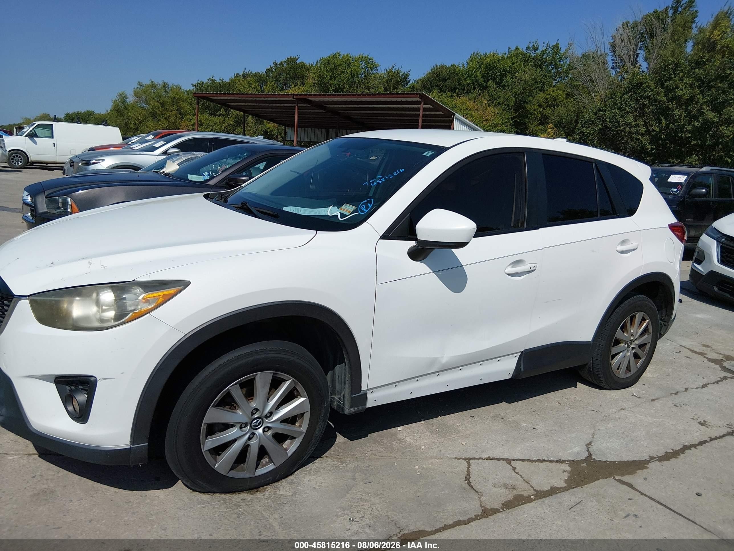 2015 Mazda Cx-5 Touring White vin: JM3KE2CY7F0433984