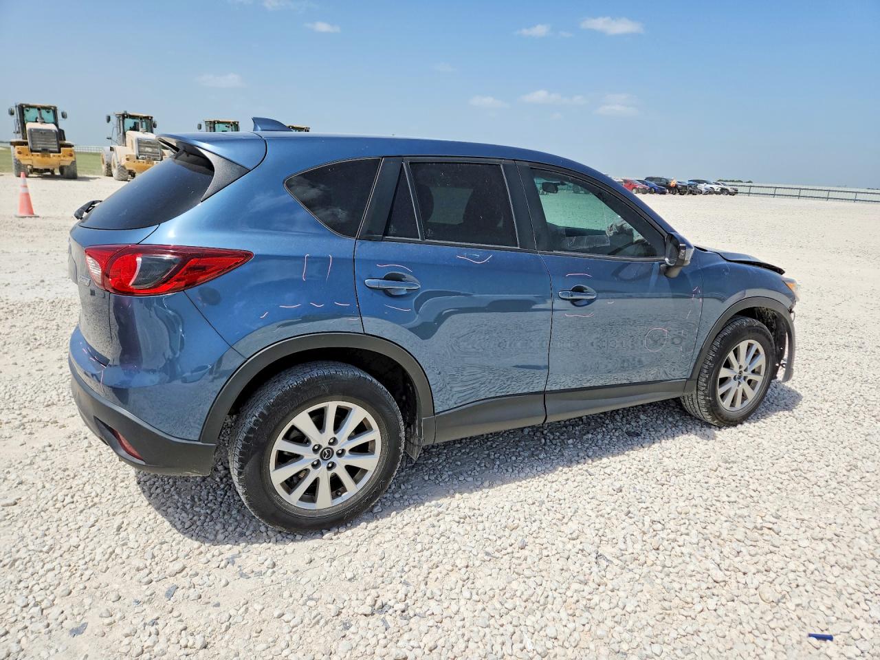 2015 Mazda Cx-5 Touring Blue vin: JM3KE2CY7F0444726