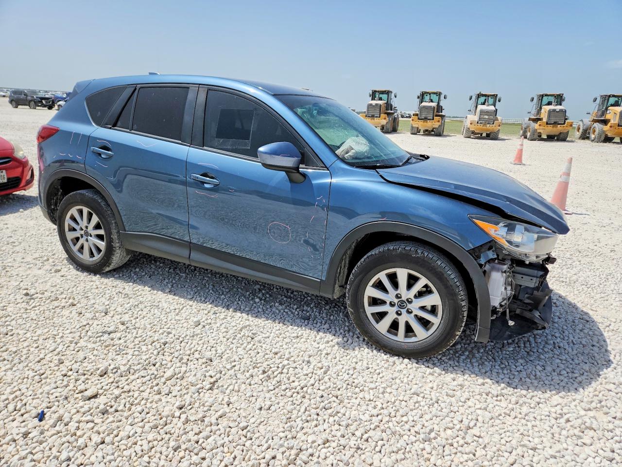 2015 Mazda Cx-5 Touring Blue vin: JM3KE2CY7F0444726